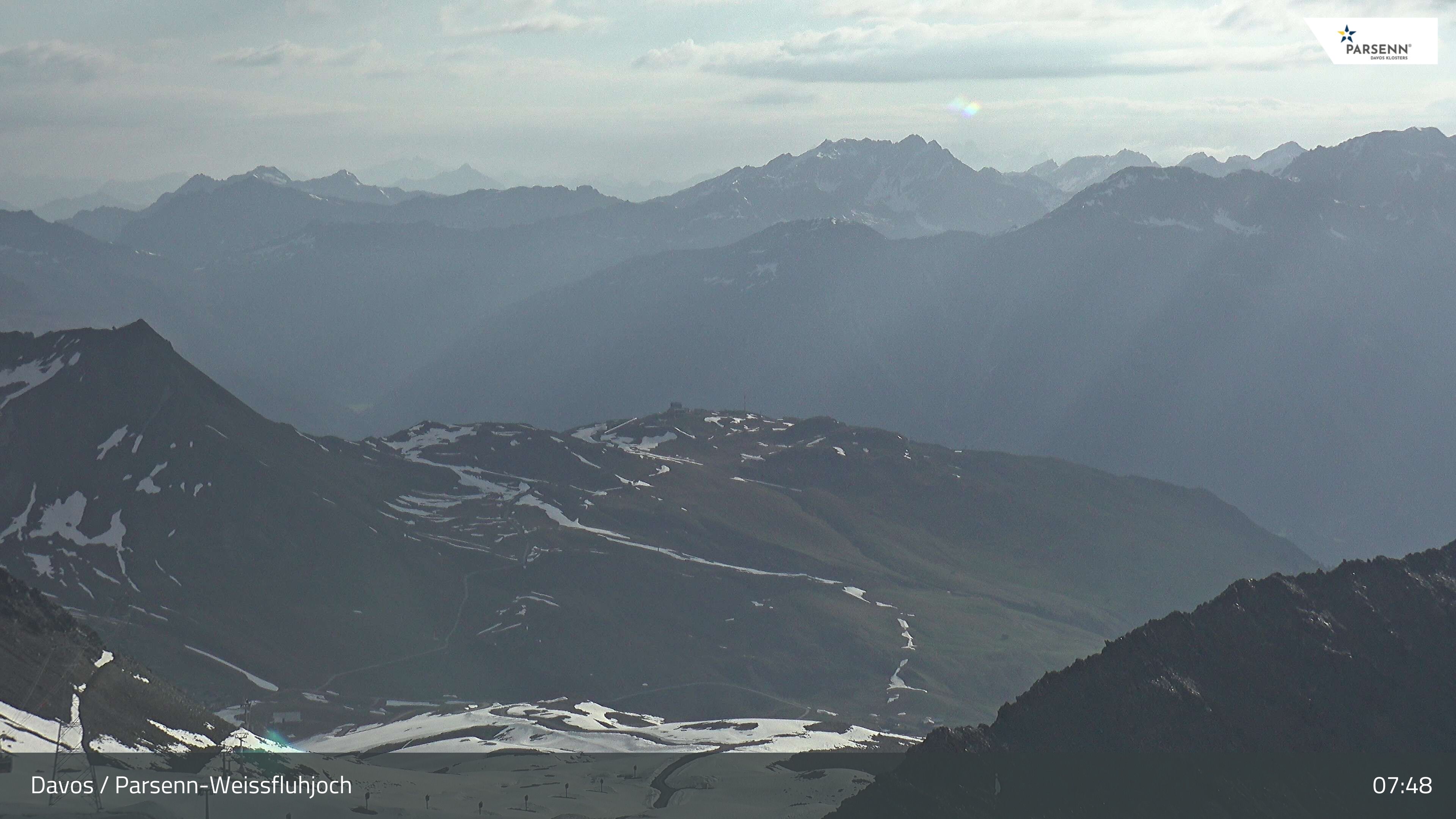 Davos: Dorf - Weissfluhjoch, Blick Gotschna