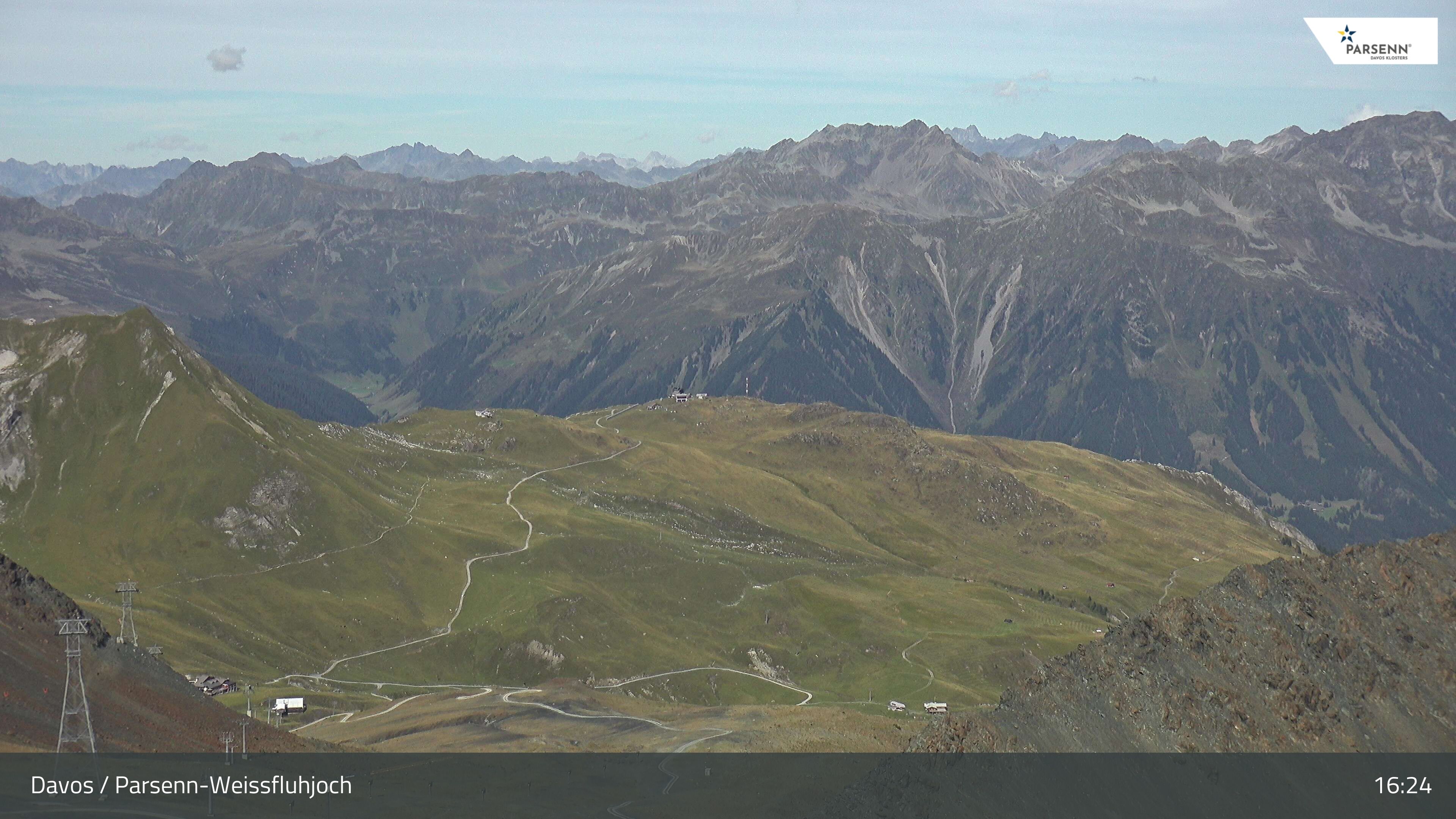 Davos: Dorf - Weissfluhjoch, Blick Gotschna