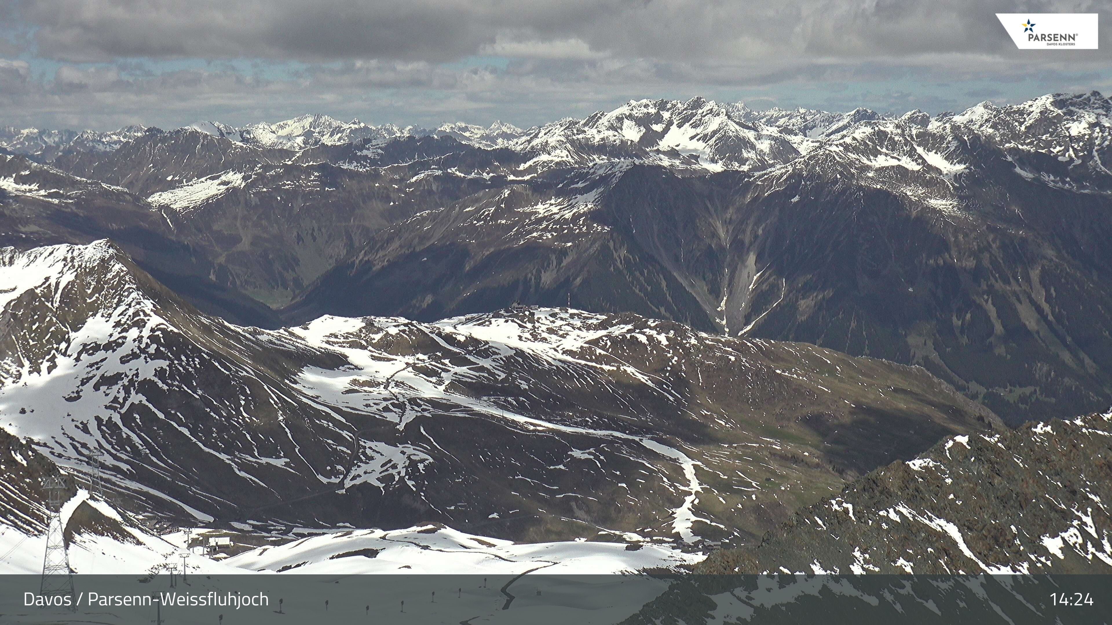 Davos: Dorf - Weissfluhjoch, Blick Gotschna