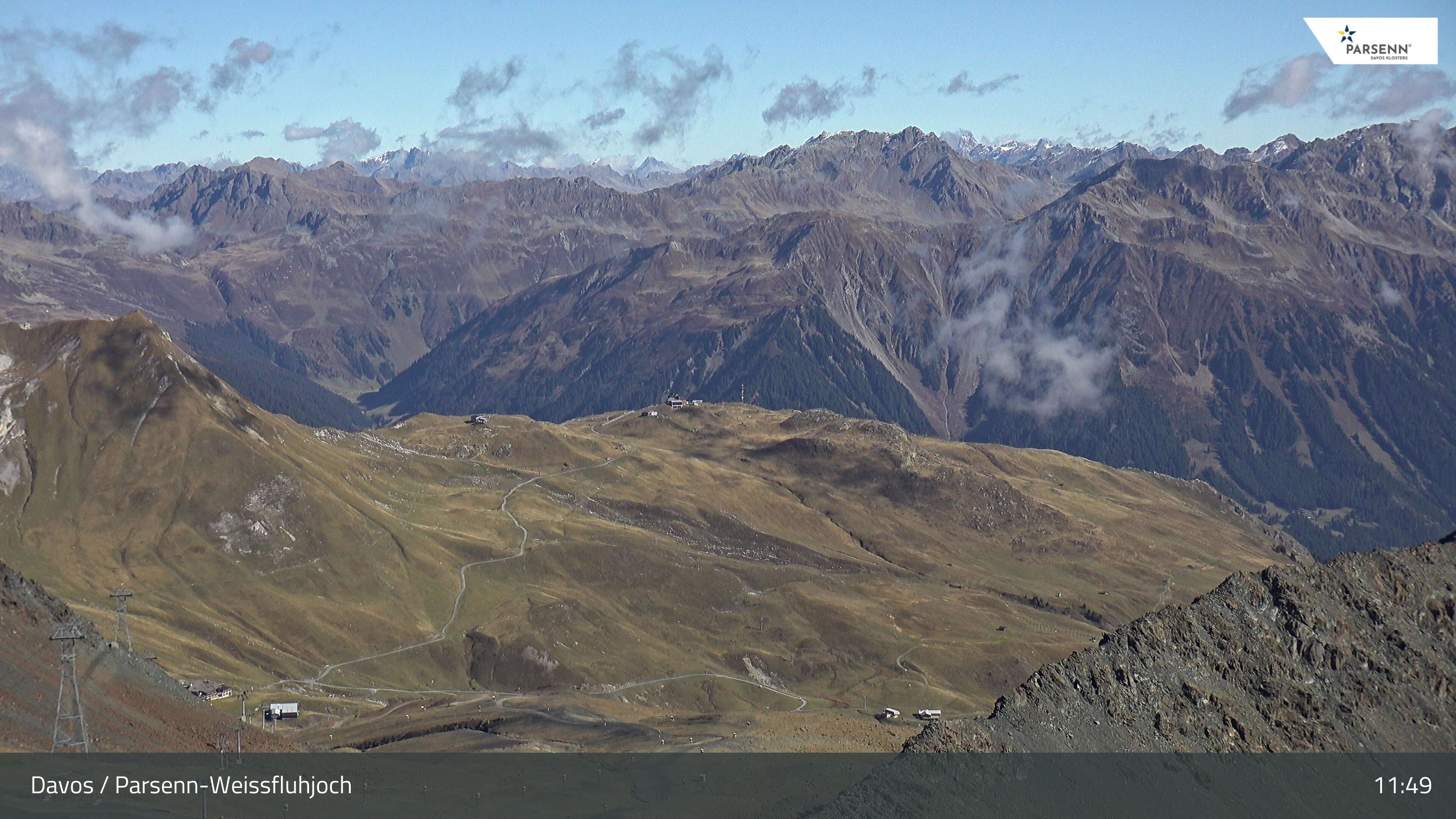 Davos: Dorf - Weissfluhjoch, Blick Gotschna