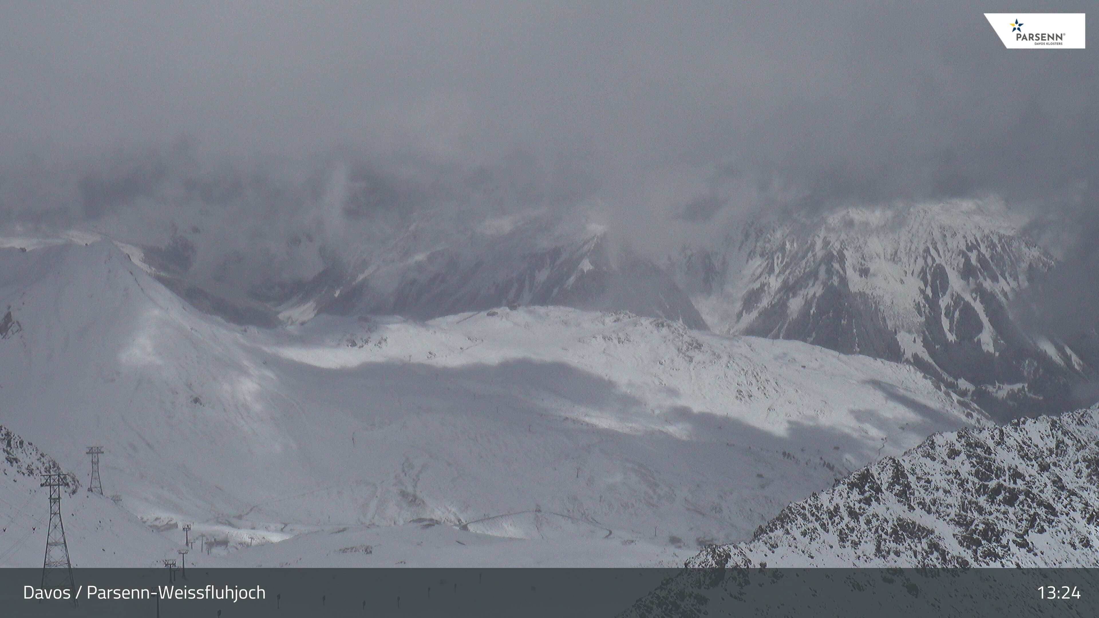 Davos: Dorf - Weissfluhjoch, Blick Gotschna