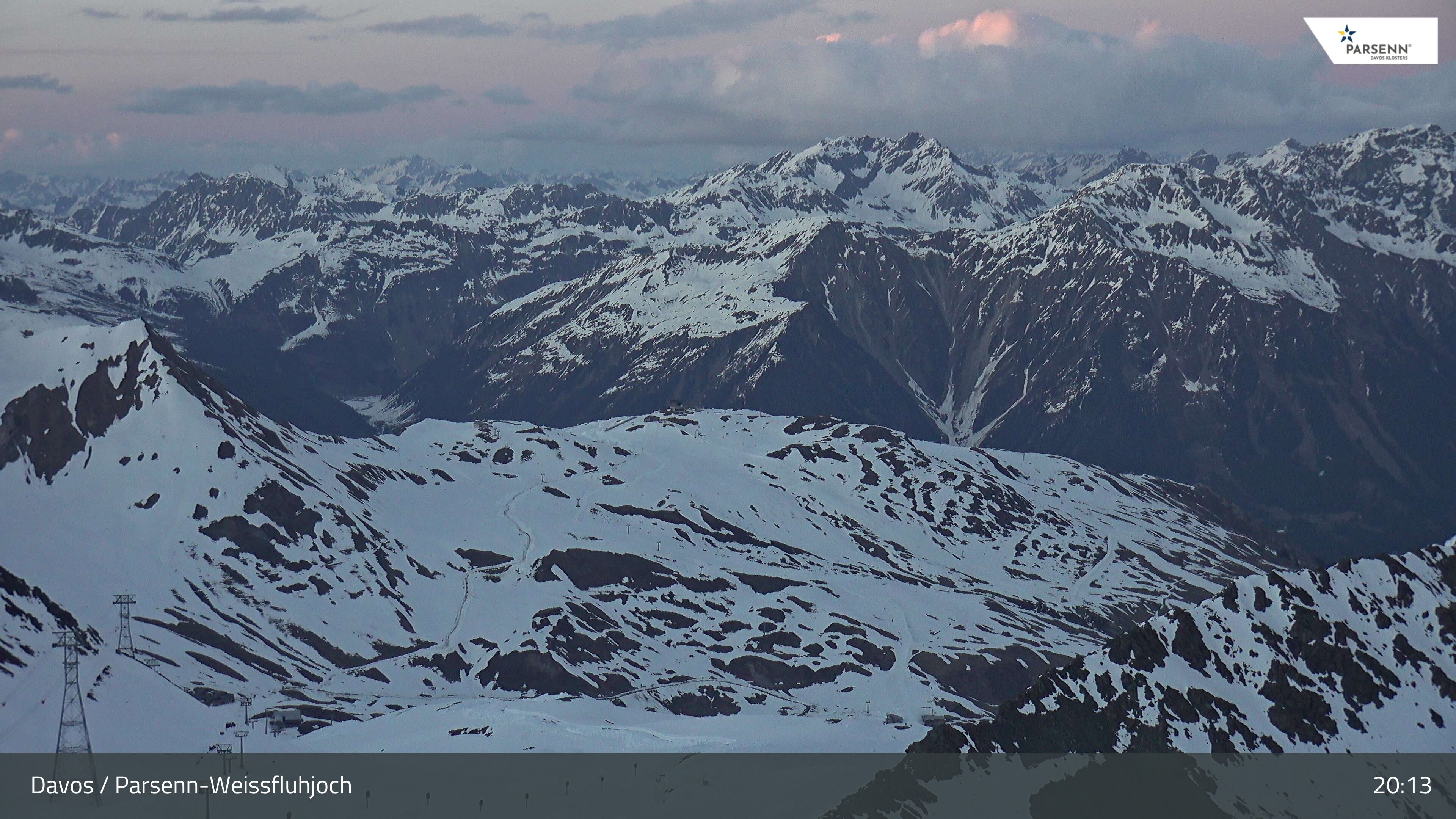 Davos: Dorf - Weissfluhjoch, Blick Gotschna