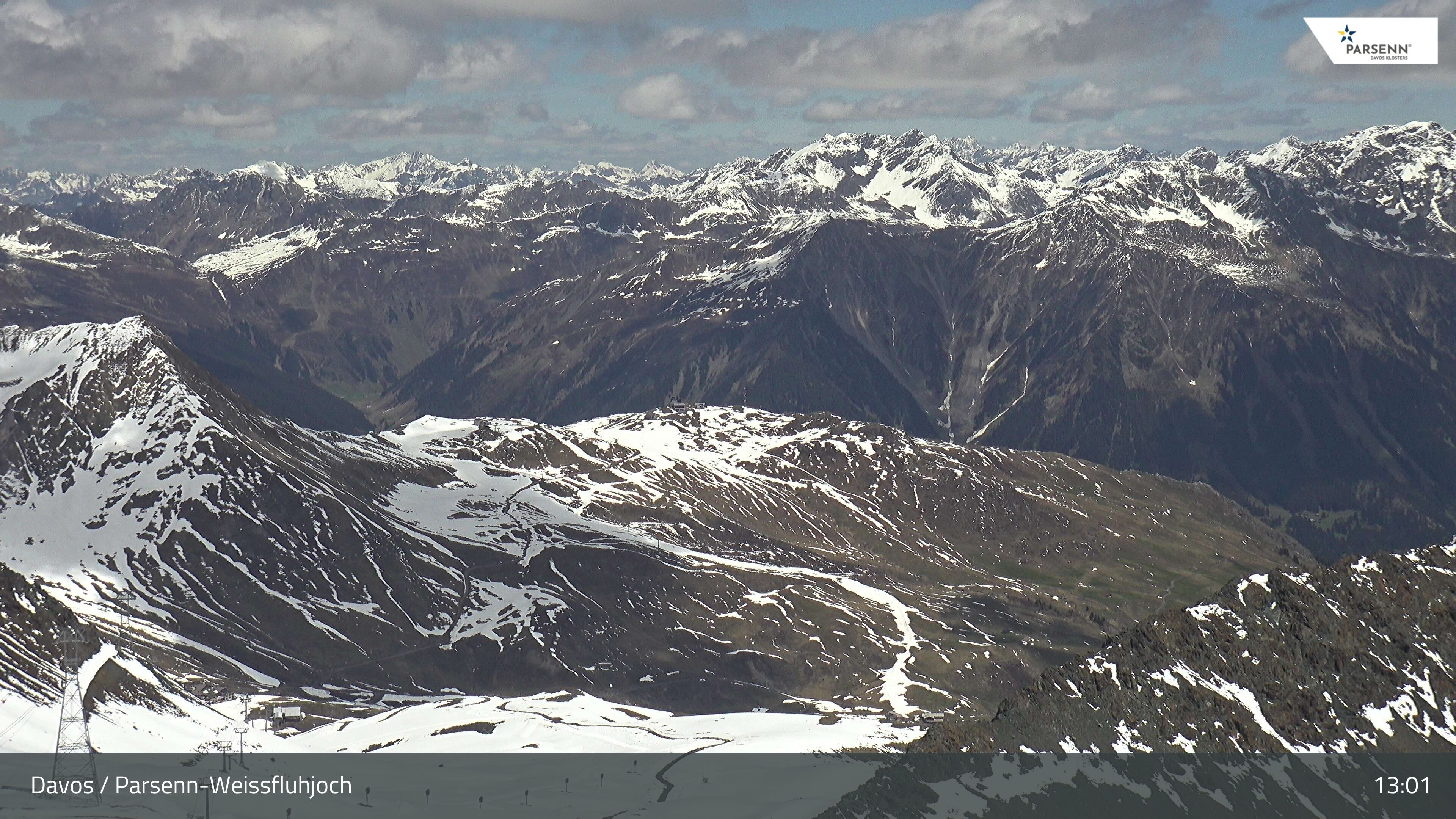 Davos: Dorf - Weissfluhjoch, Blick Gotschna