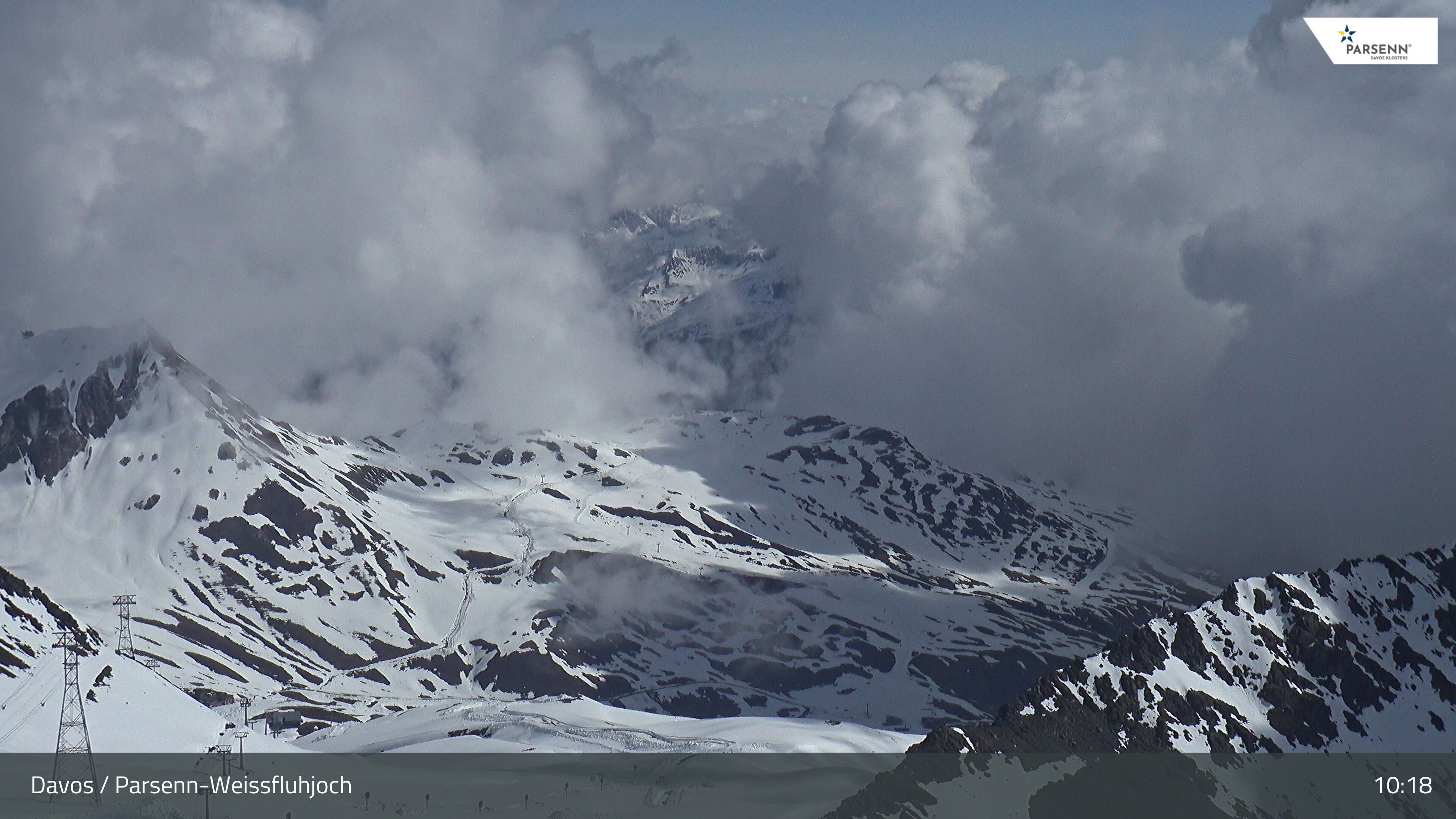 Davos: Dorf - Weissfluhjoch, Blick Gotschna