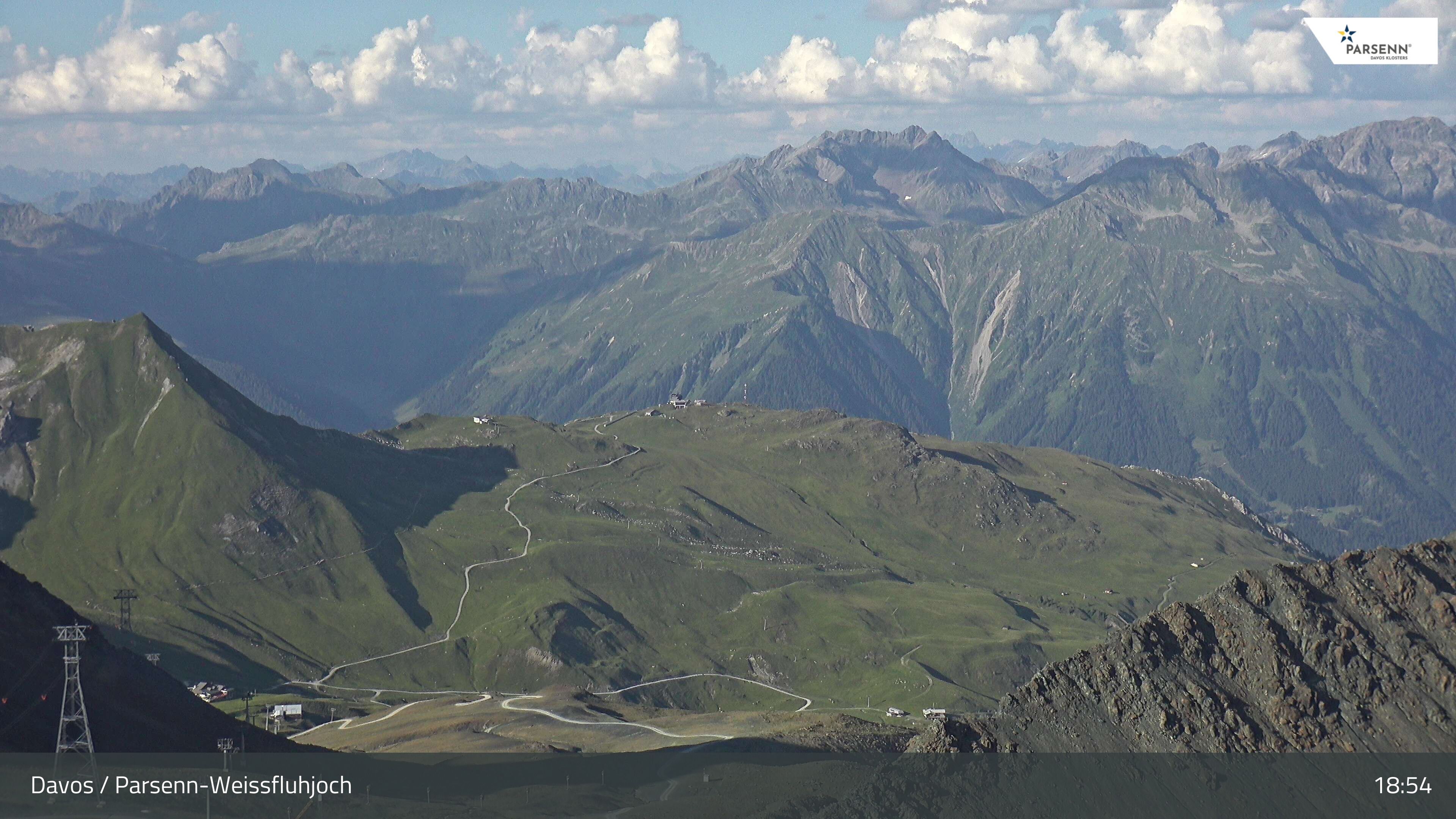 Davos: Dorf - Weissfluhjoch, Blick Gotschna