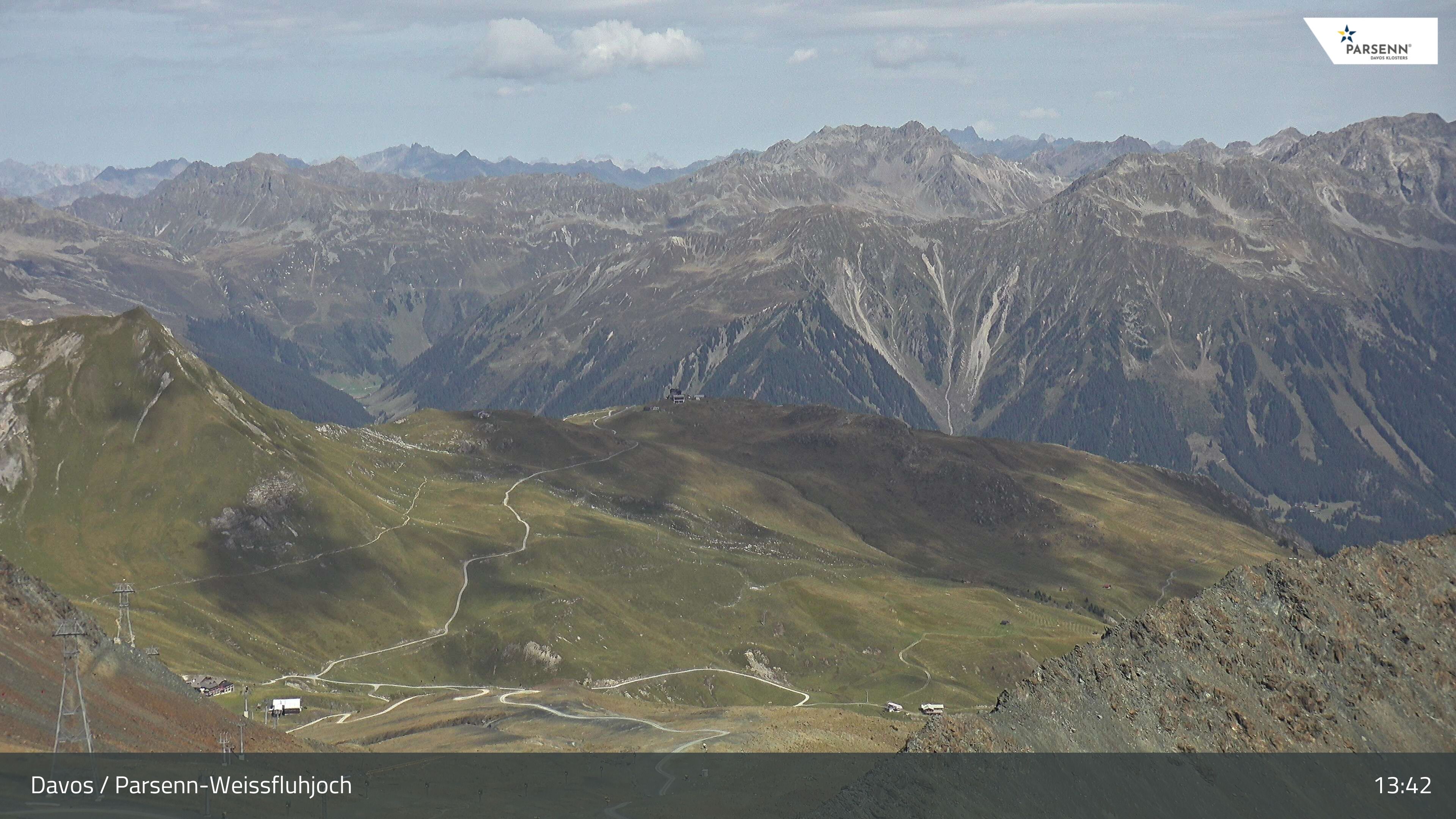 Davos: Dorf - Weissfluhjoch, Blick Gotschna