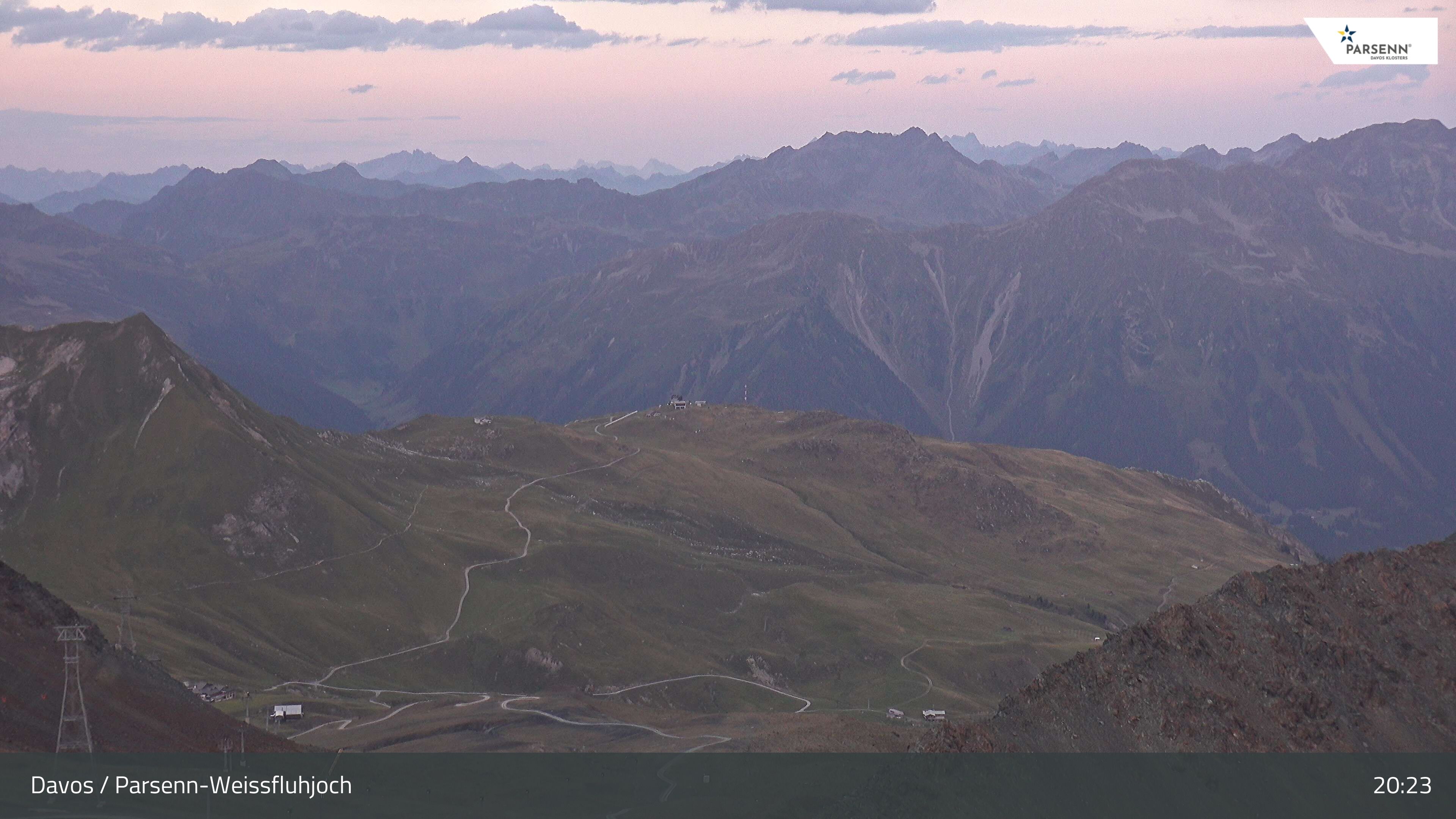 Davos: Dorf - Weissfluhjoch, Blick Gotschna