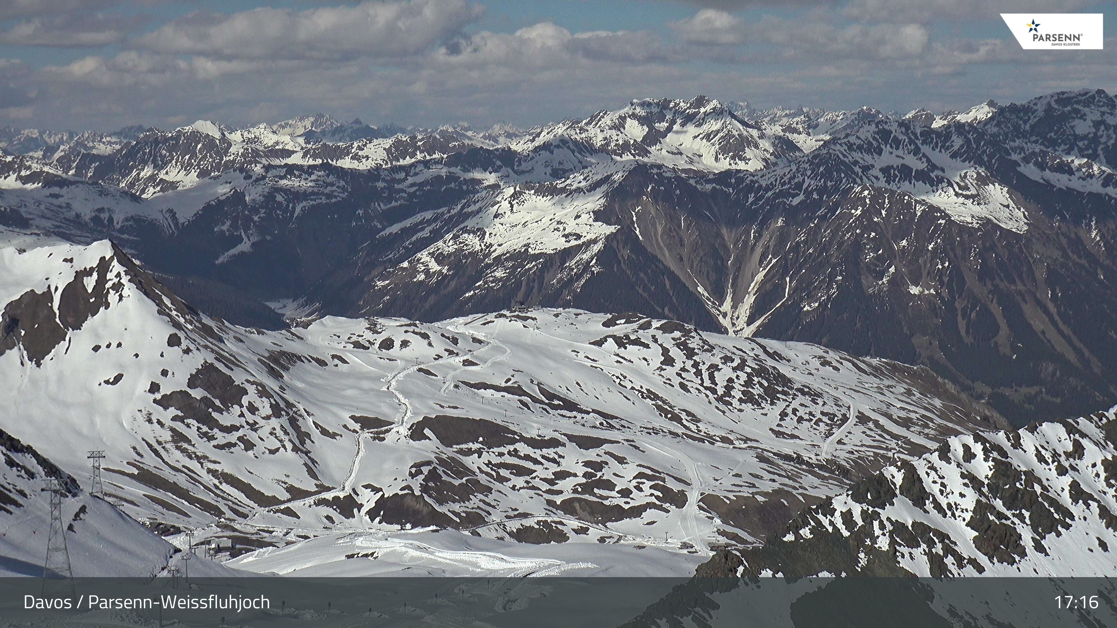 Davos: Dorf - Weissfluhjoch, Blick Gotschna