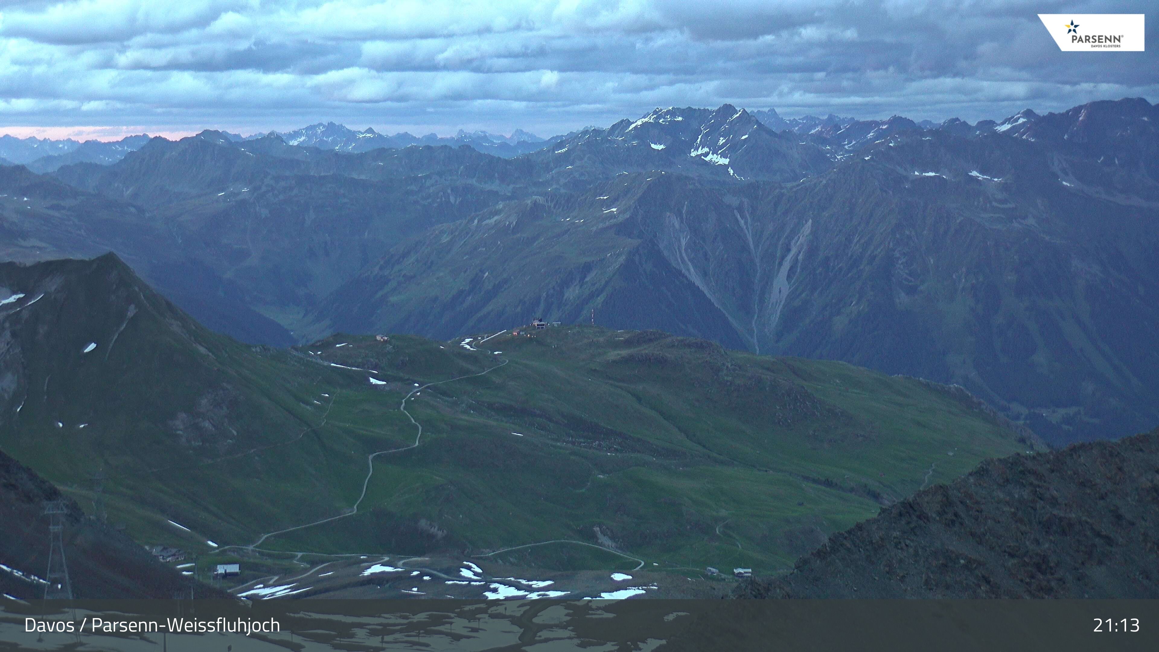 Davos: Dorf - Weissfluhjoch, Blick Gotschna