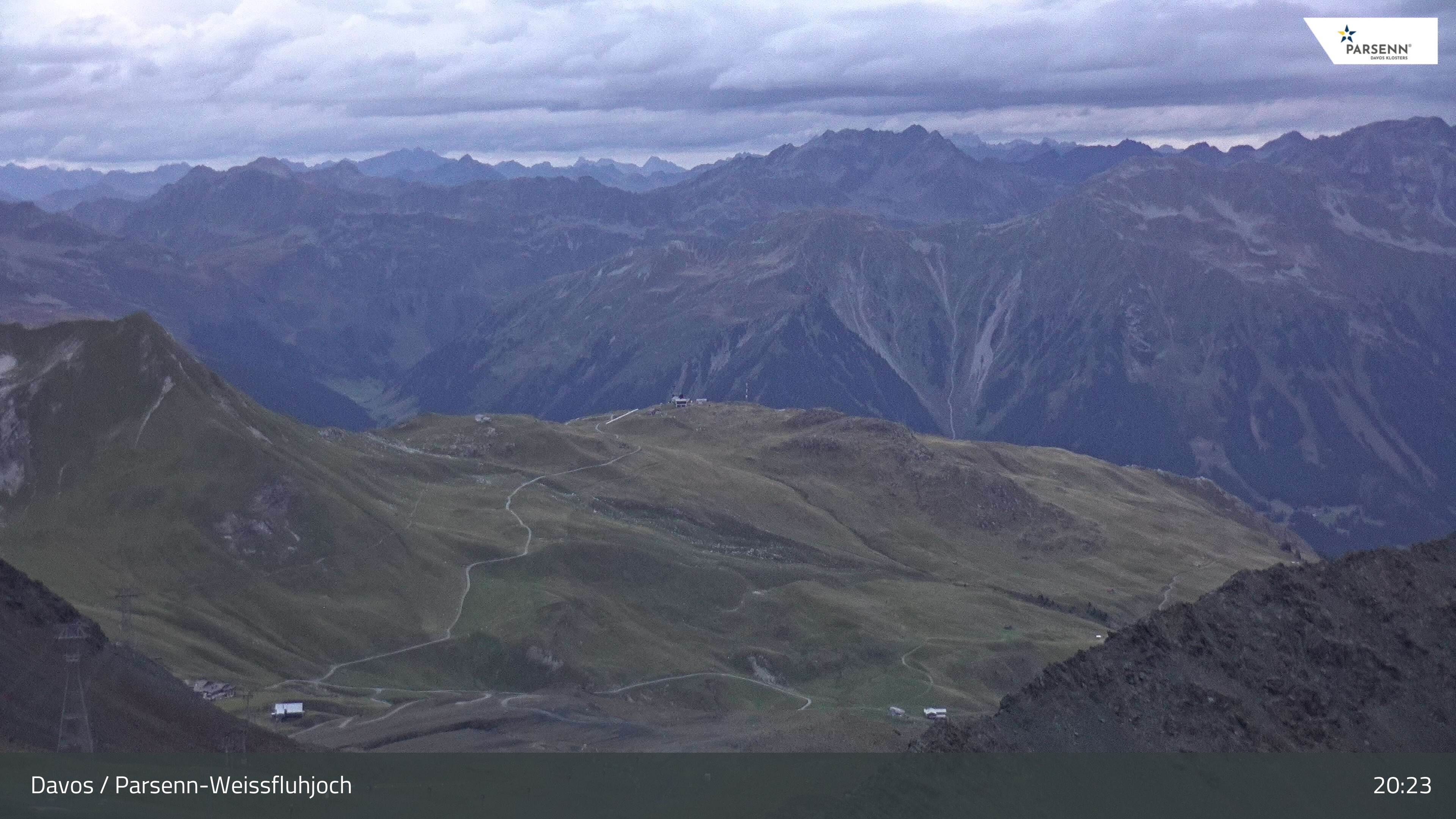 Davos: Dorf - Weissfluhjoch, Blick Gotschna