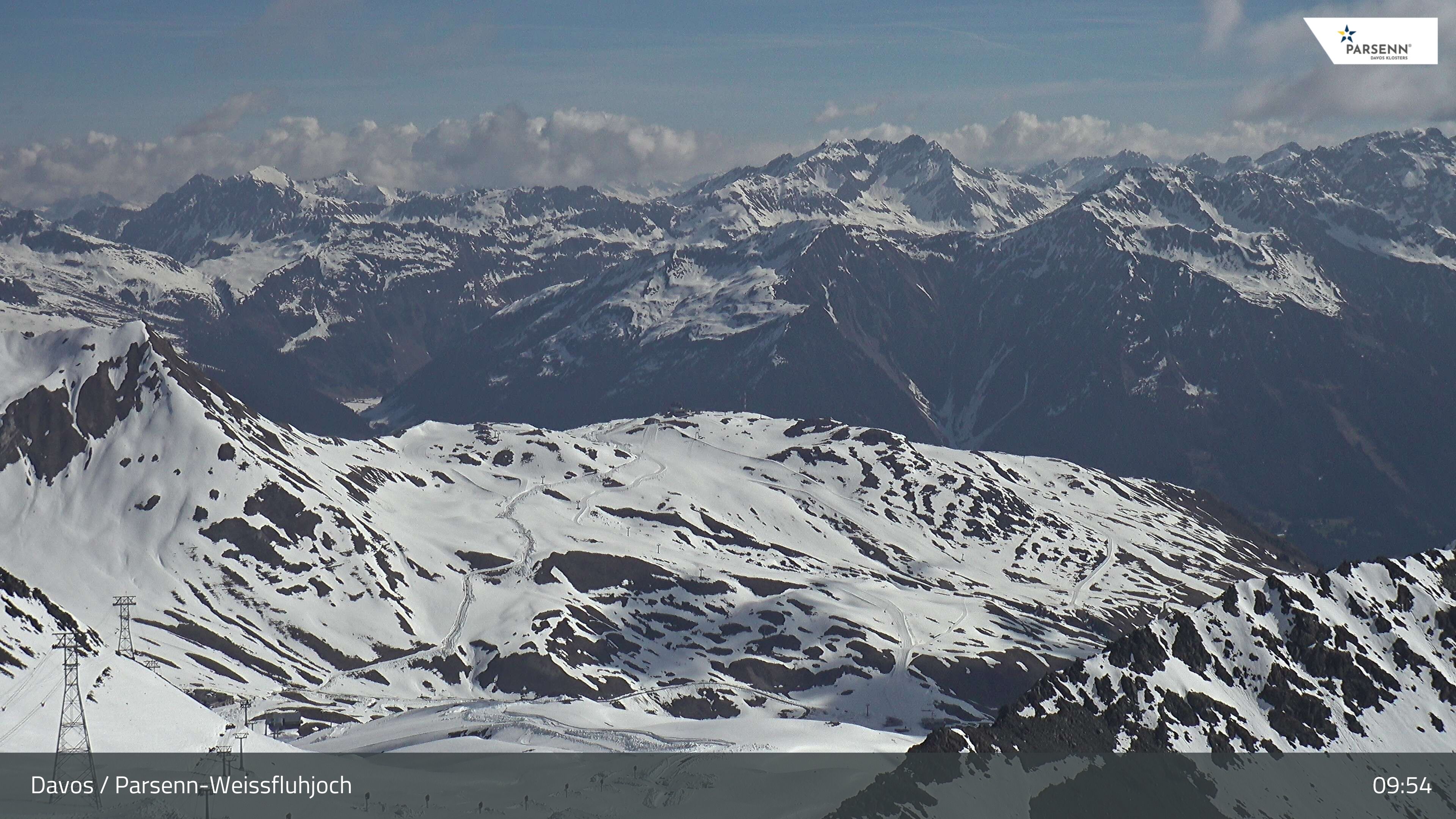 Davos: Dorf - Weissfluhjoch, Blick Gotschna