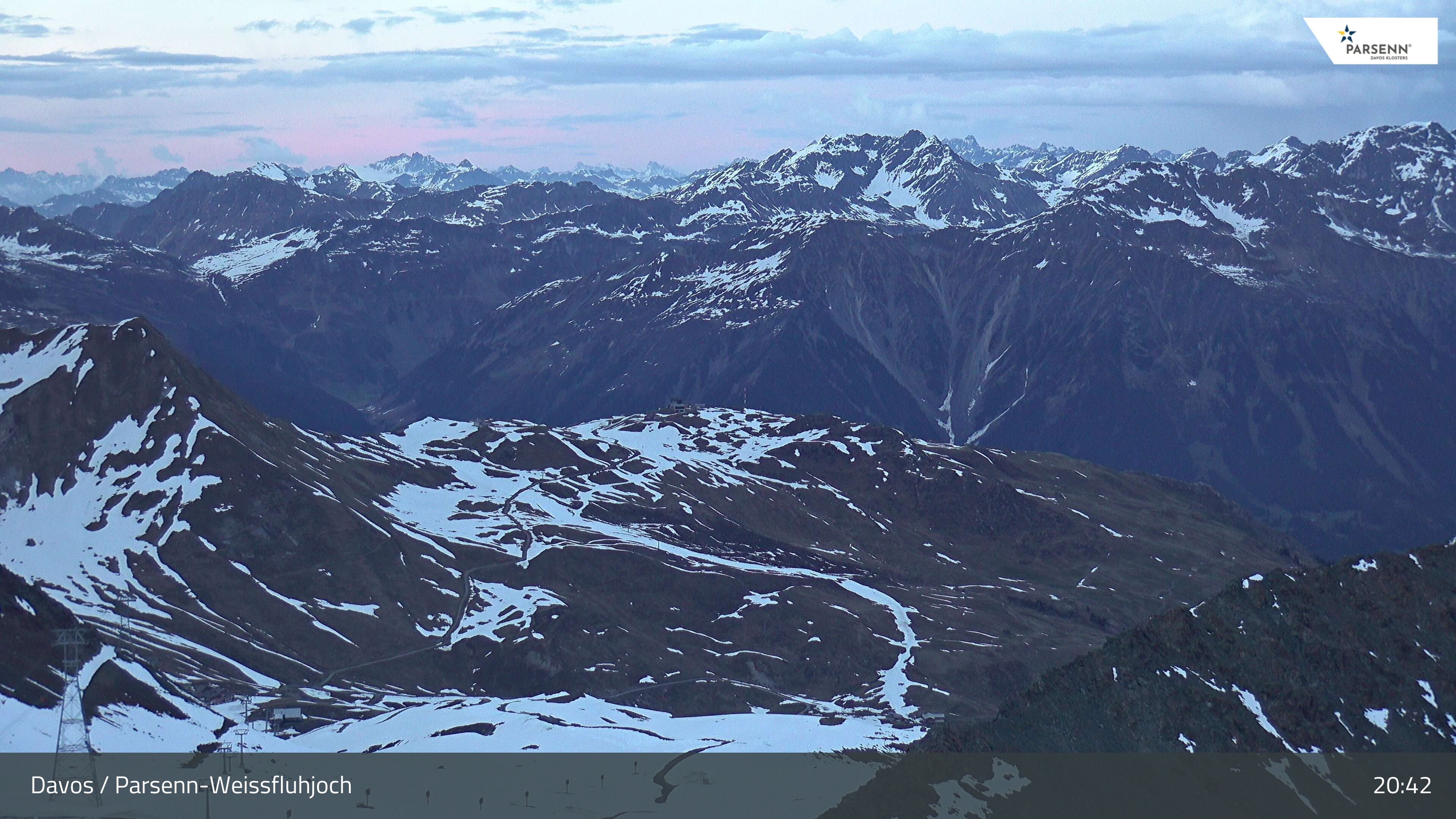 Davos: Dorf - Weissfluhjoch, Blick Gotschna