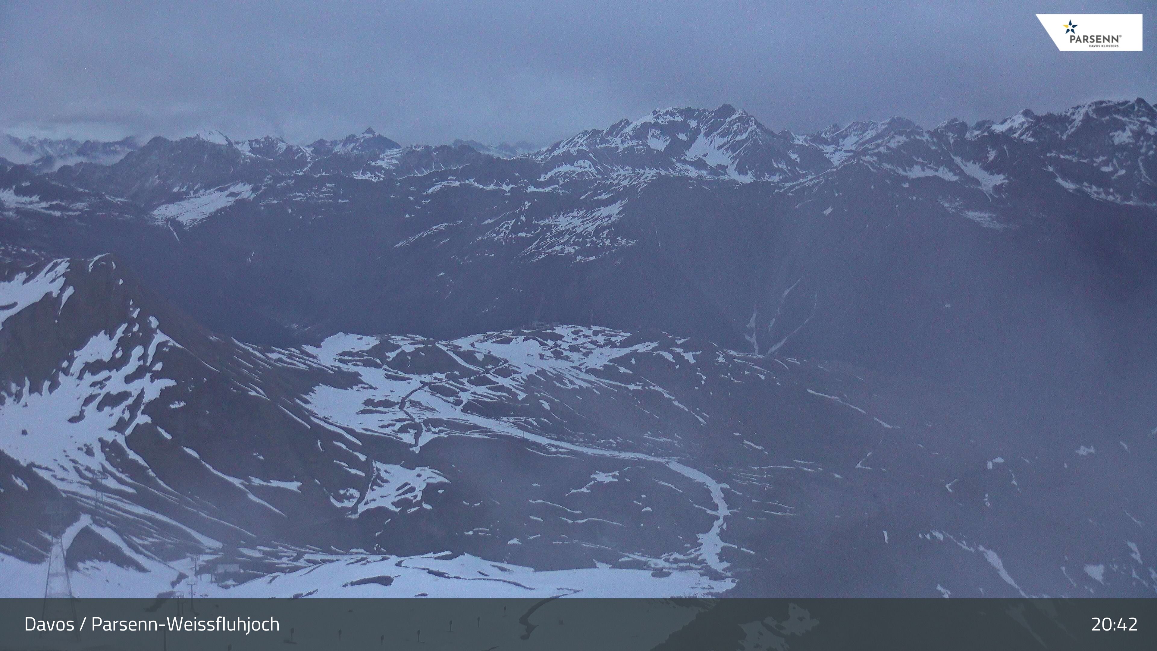Davos: Dorf - Weissfluhjoch, Blick Gotschna