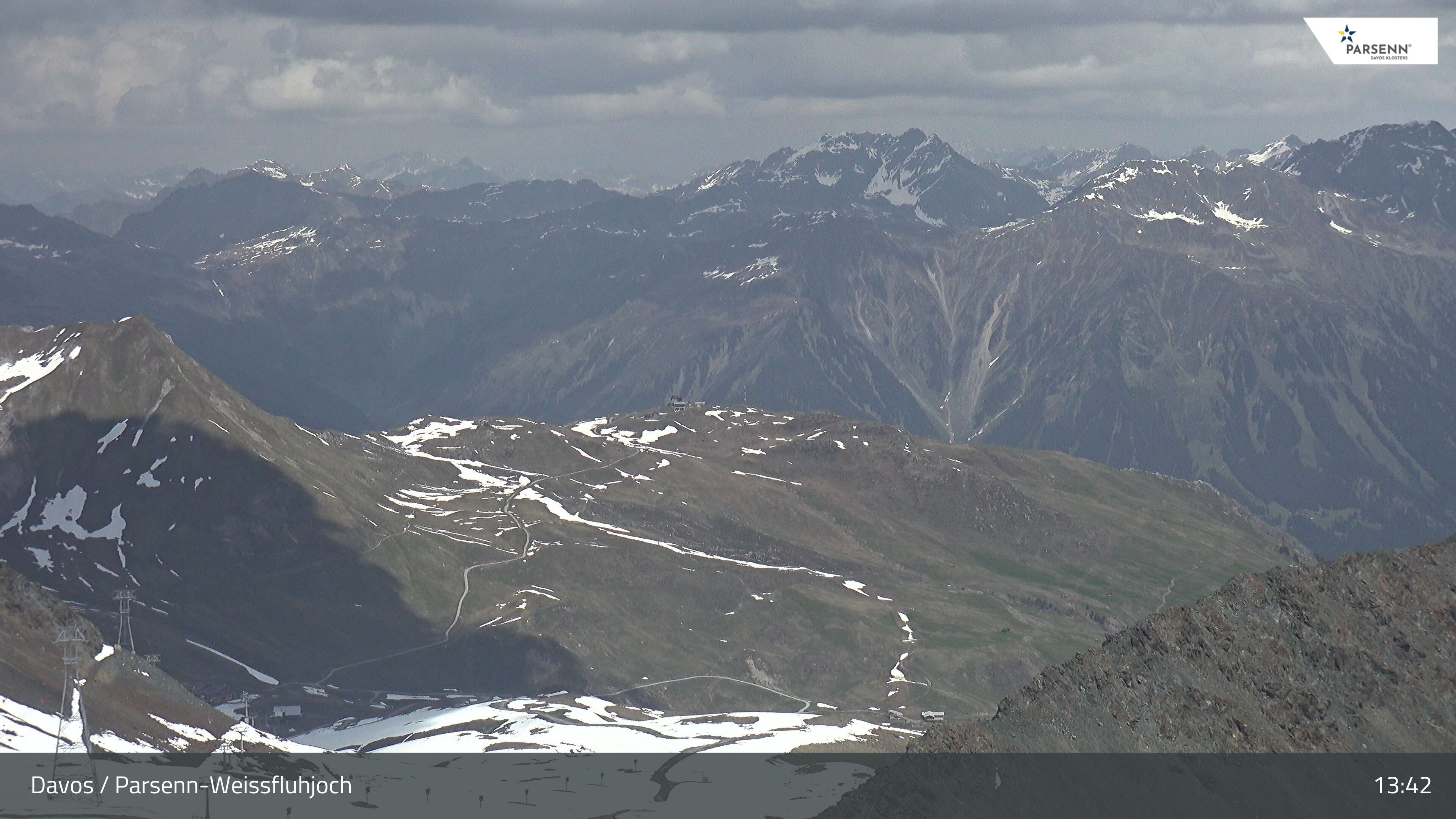 Davos: Dorf - Weissfluhjoch, Blick Gotschna