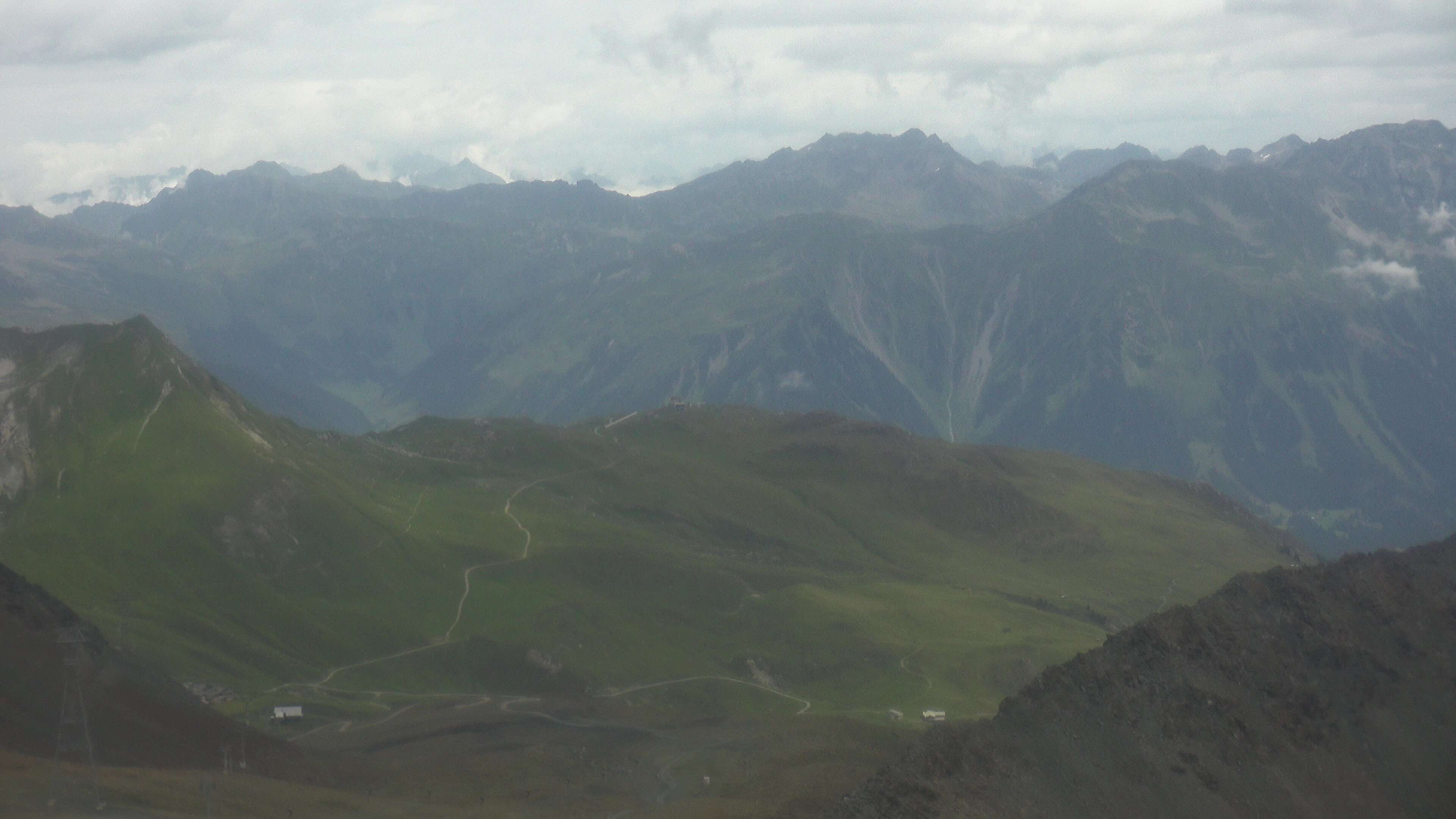 Davos: Dorf - Weissfluhjoch, Blick Gotschna