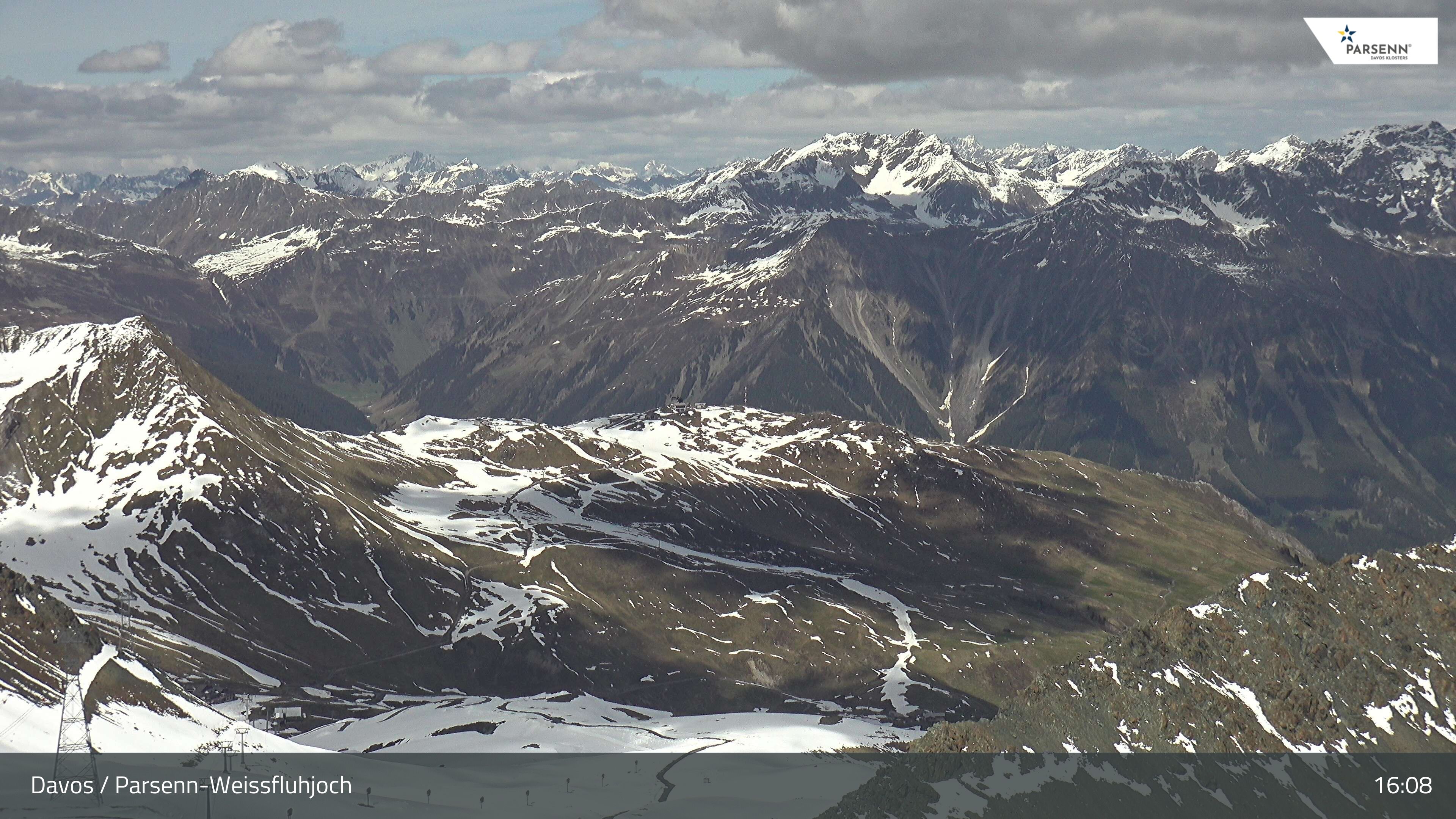 Davos: Dorf - Weissfluhjoch, Blick Gotschna