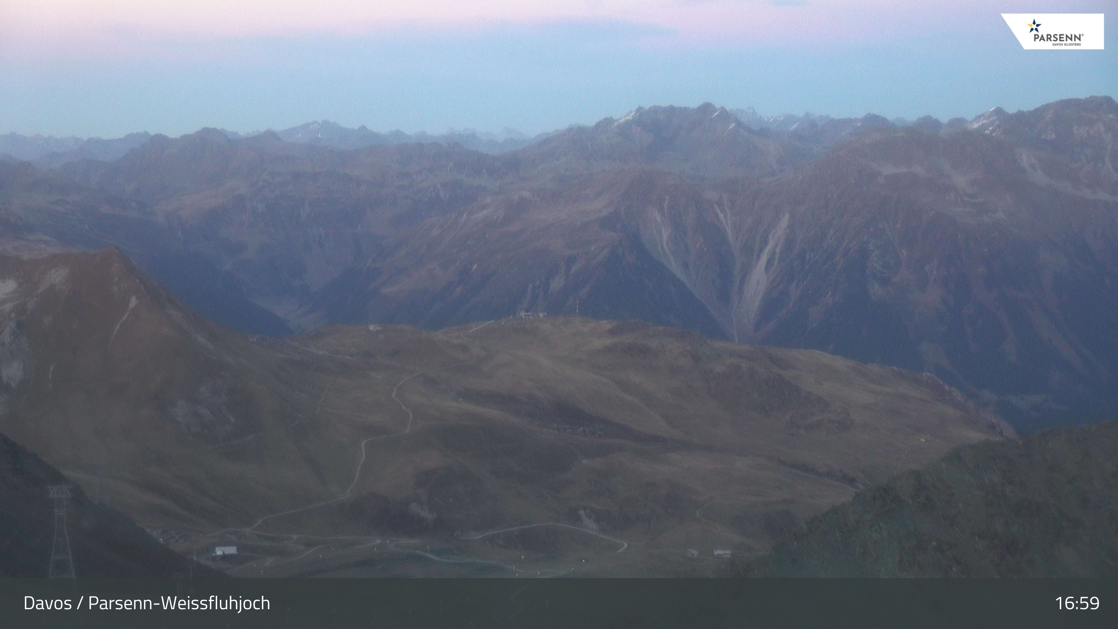 Davos: Dorf - Weissfluhjoch, Blick Gotschna