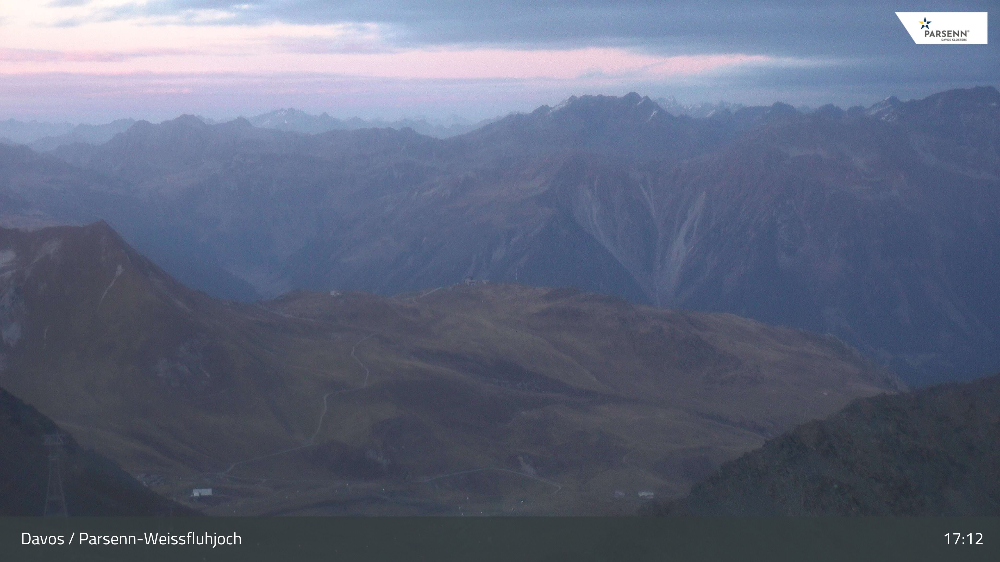 Davos: Dorf - Weissfluhjoch, Blick Gotschna