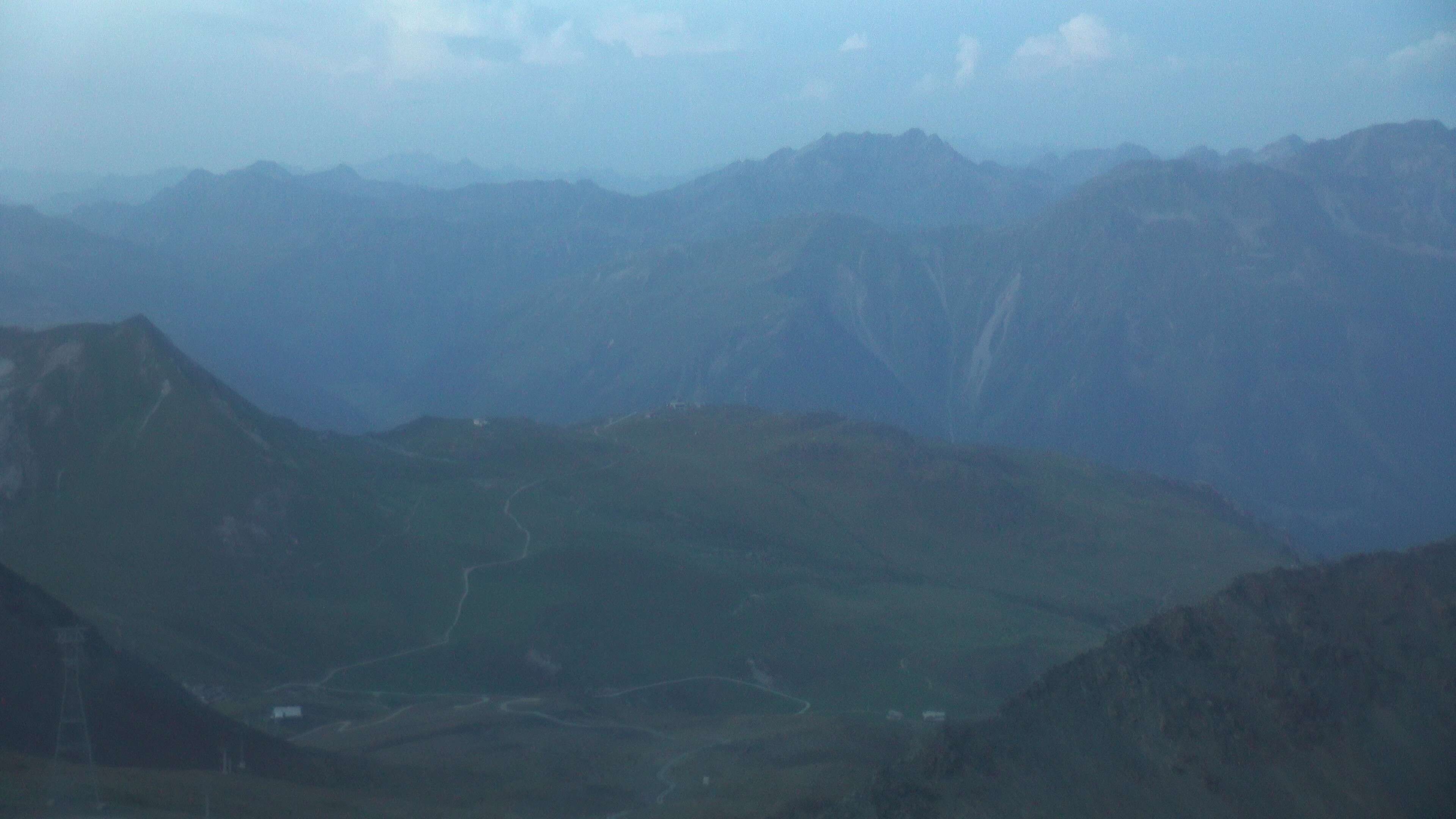 Davos: Dorf - Weissfluhjoch, Blick Gotschna