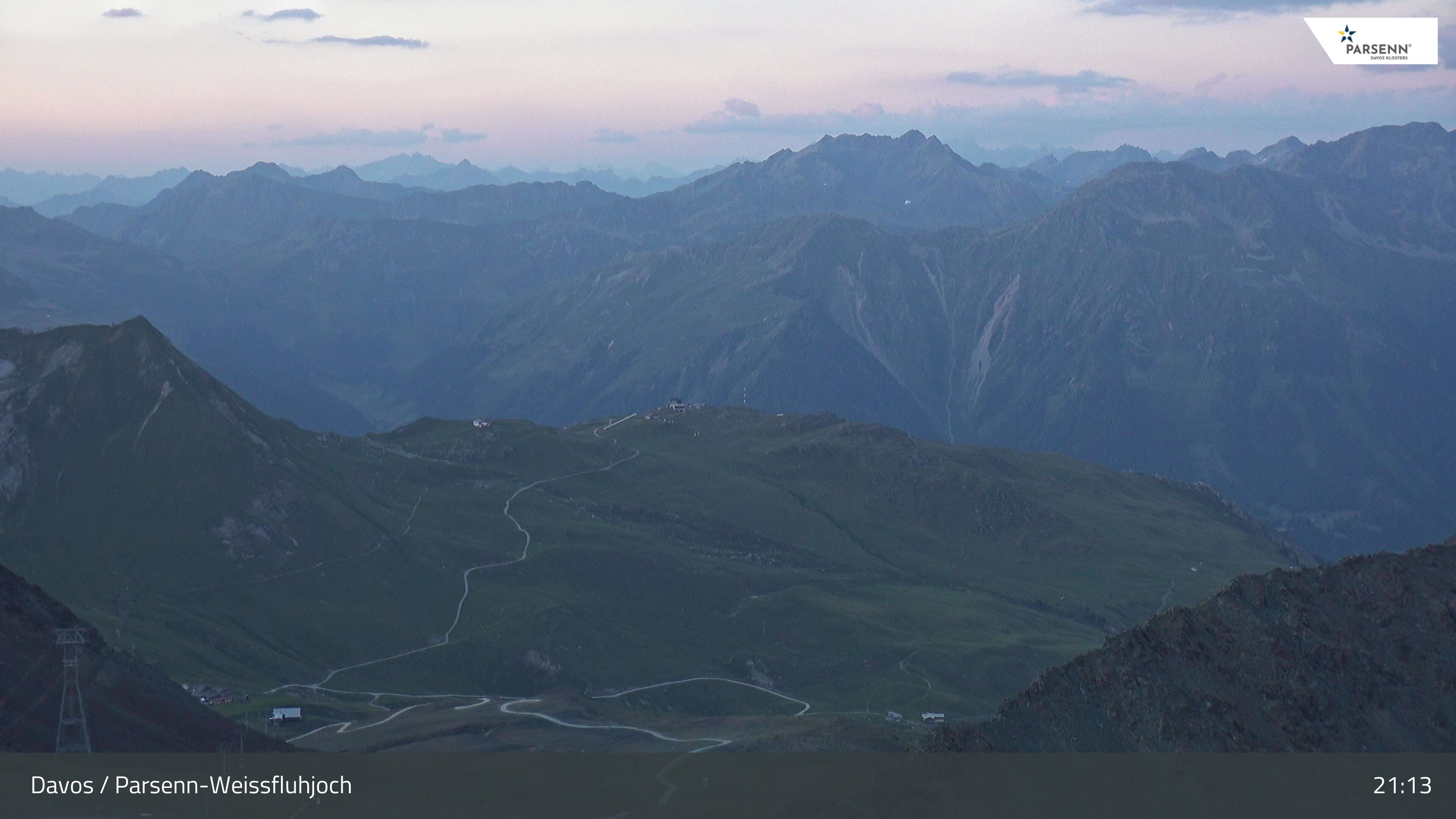 Davos: Dorf - Weissfluhjoch, Blick Gotschna