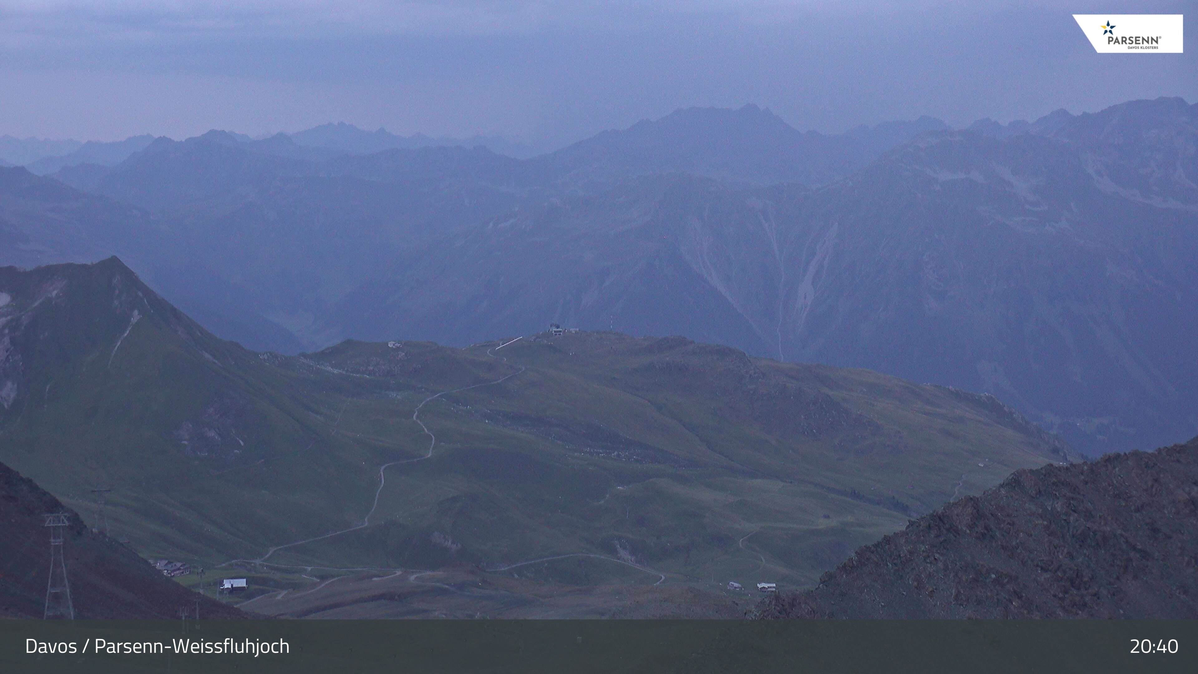 Davos: Dorf - Weissfluhjoch, Blick Gotschna