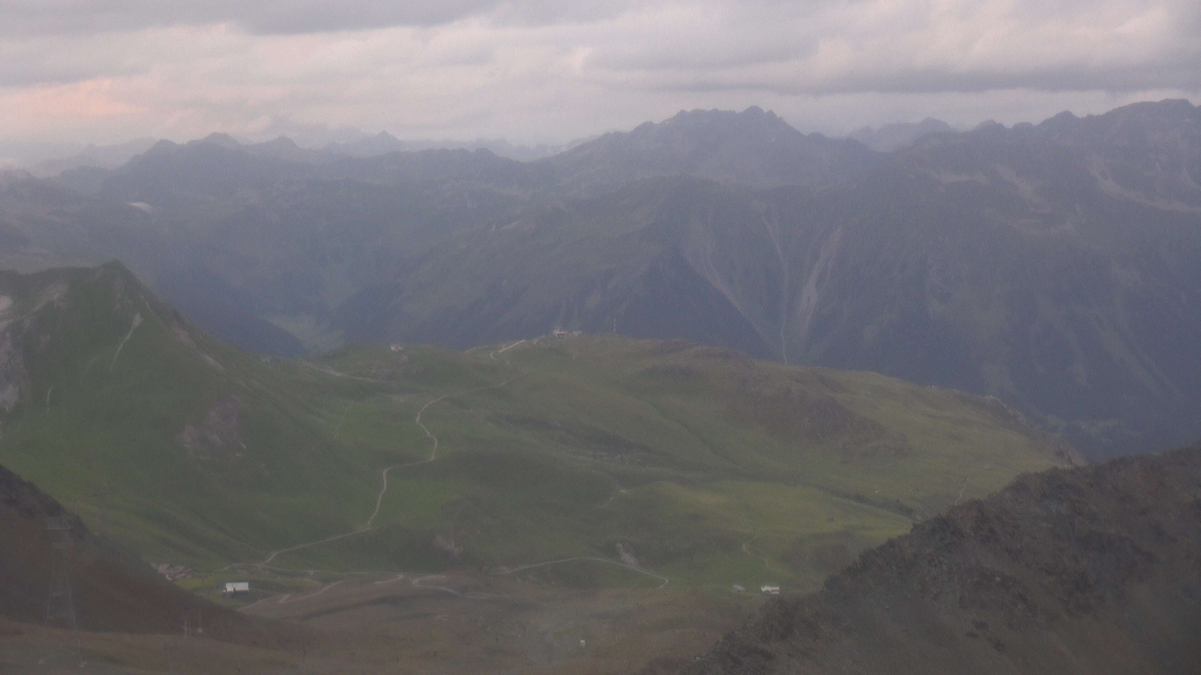 Davos: Dorf - Weissfluhjoch, Blick Gotschna