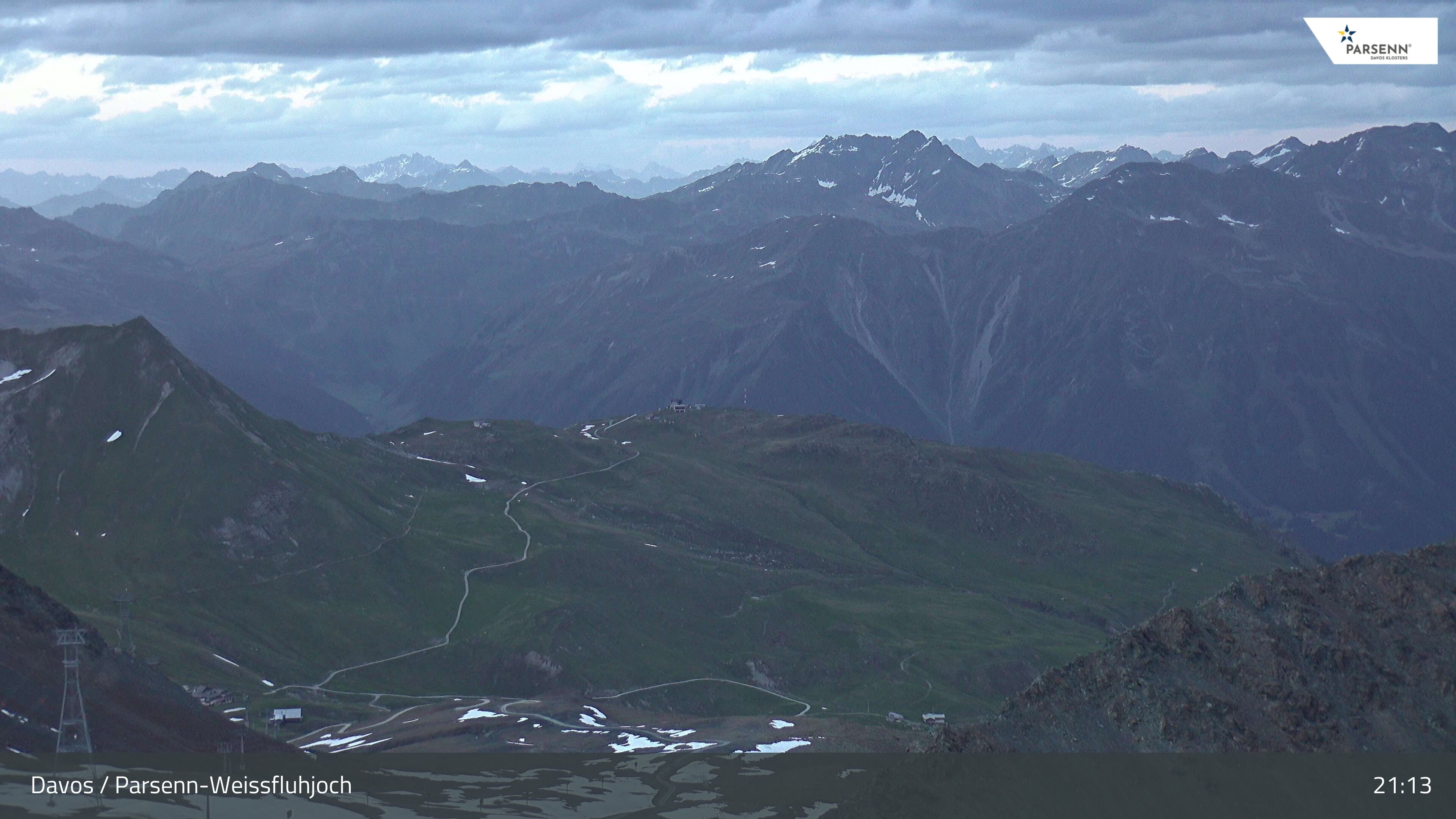 Davos: Dorf - Weissfluhjoch, Blick Gotschna