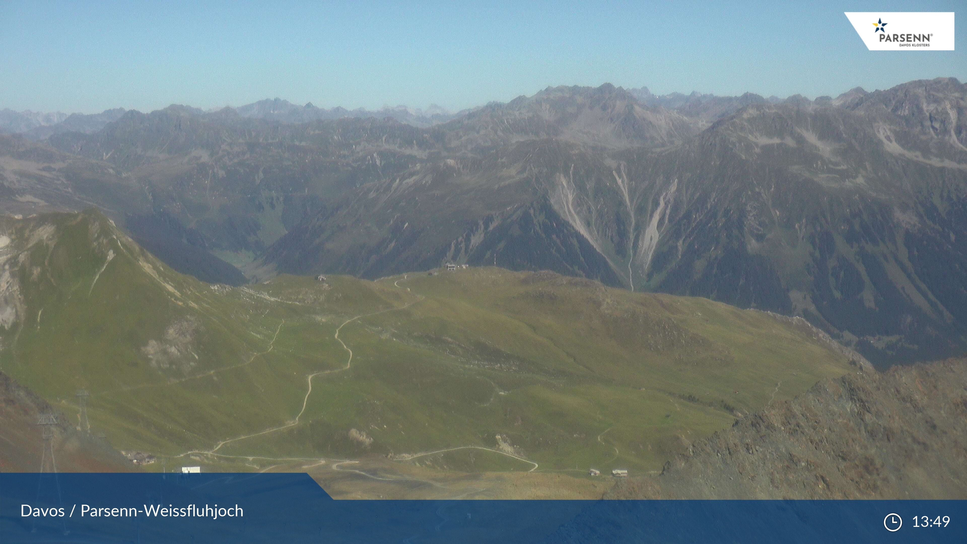 Davos: Dorf - Weissfluhjoch, Blick Gotschna