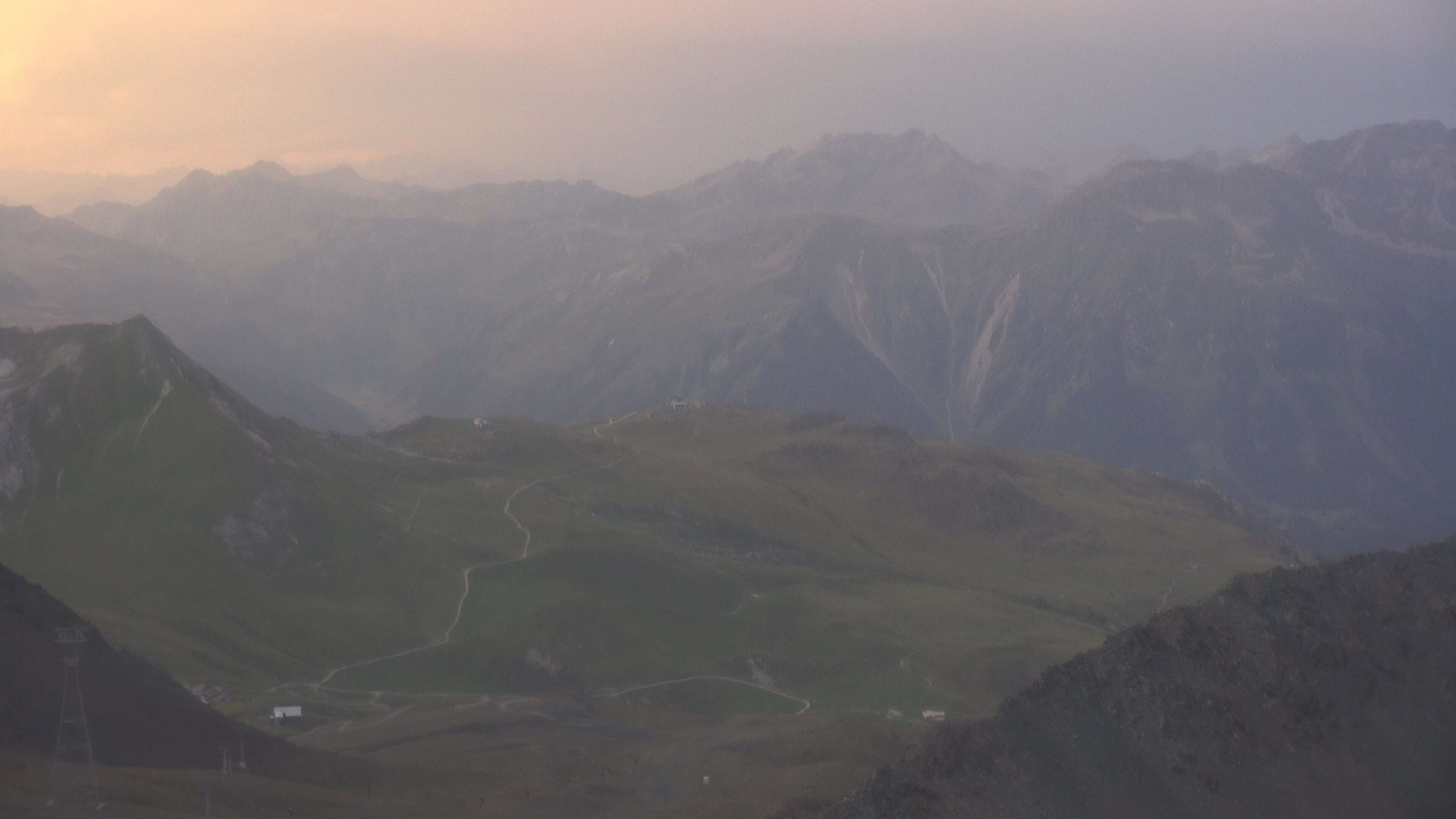 Davos: Dorf - Weissfluhjoch, Blick Gotschna