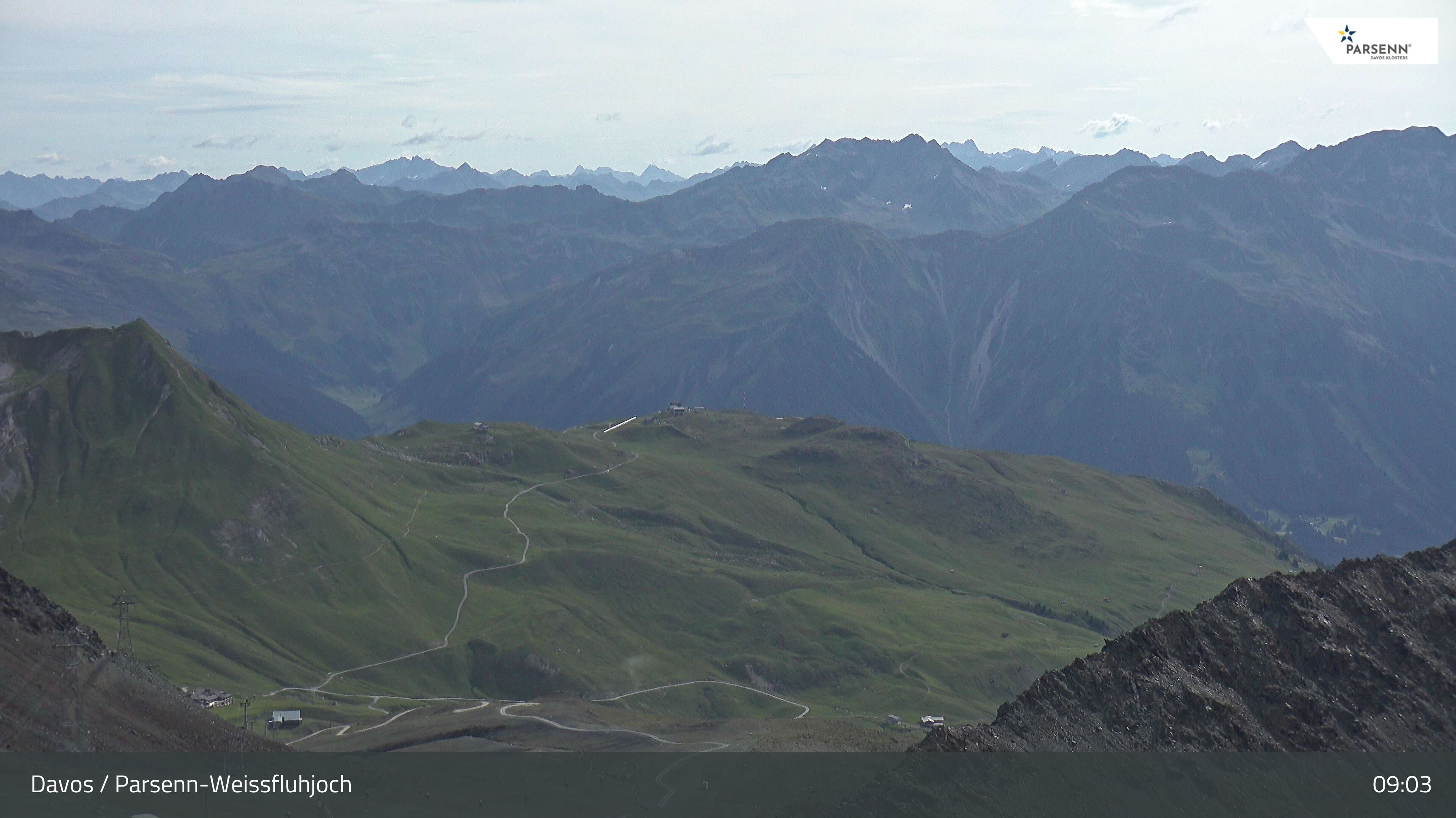 Davos: Dorf - Weissfluhjoch, Blick Gotschna