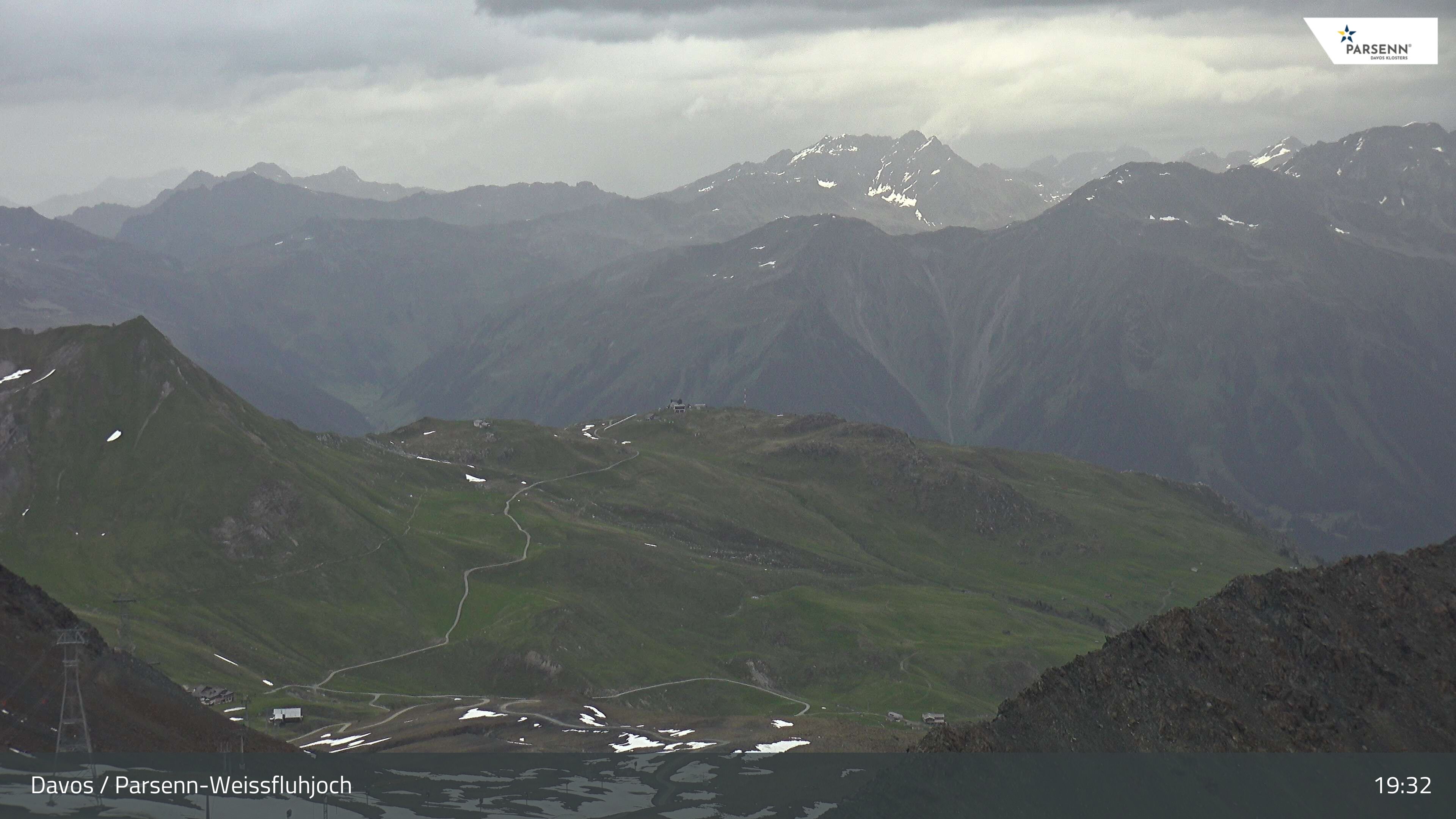 Davos: Dorf - Weissfluhjoch, Blick Gotschna