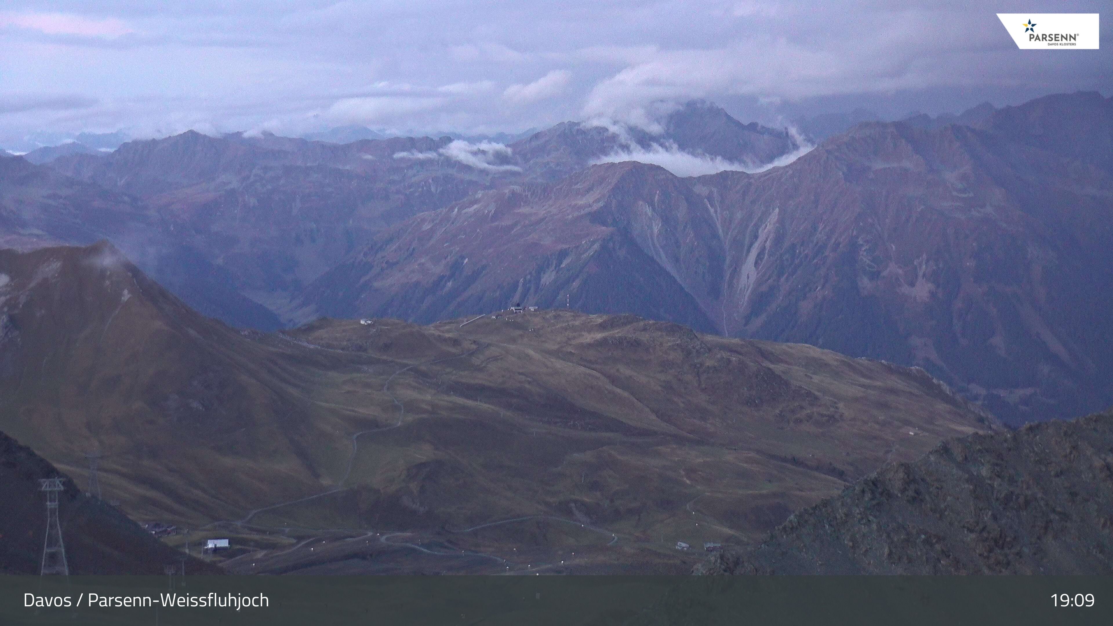 Davos: Dorf - Weissfluhjoch, Blick Gotschna