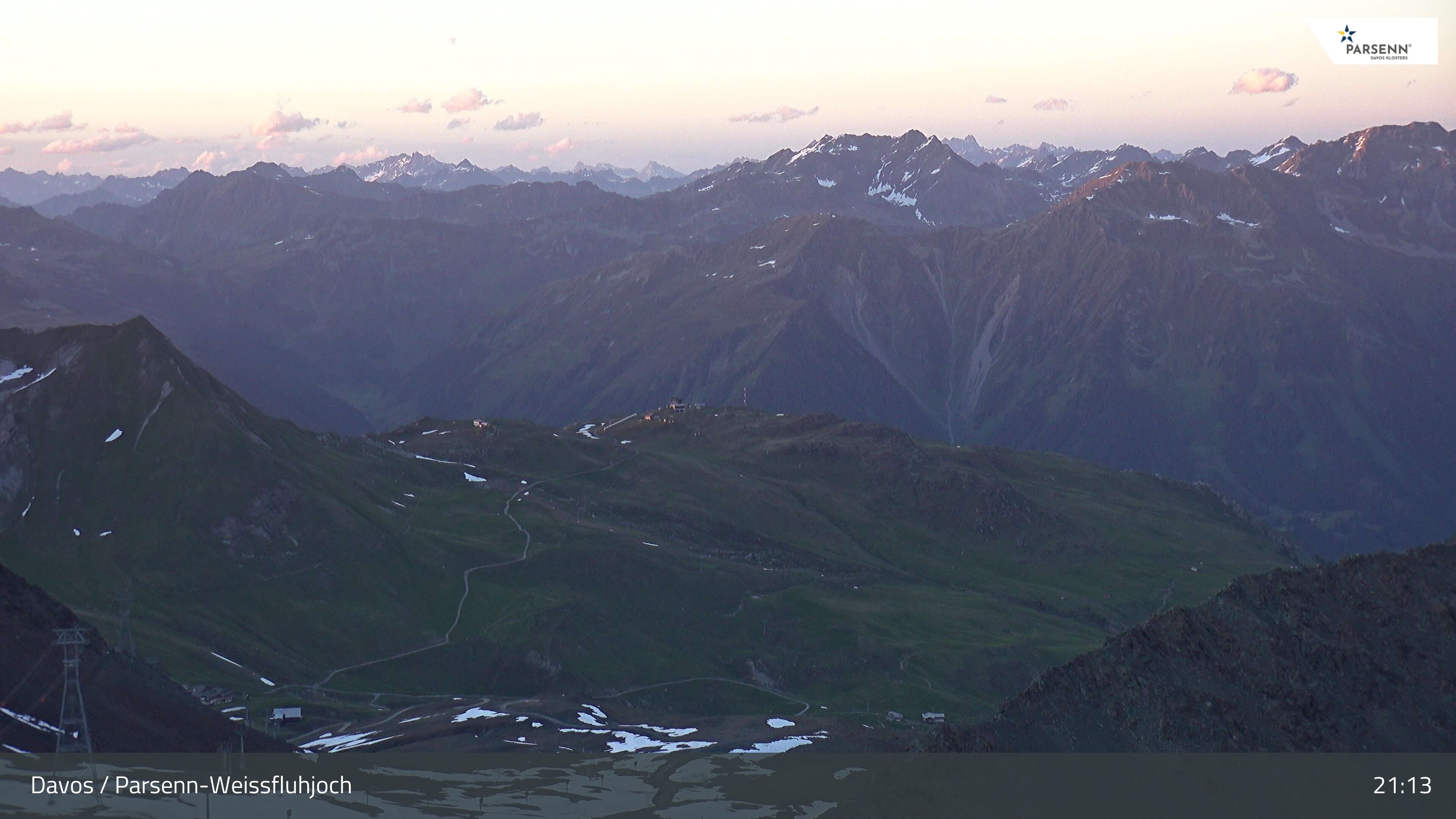 Davos: Dorf - Weissfluhjoch, Blick Gotschna