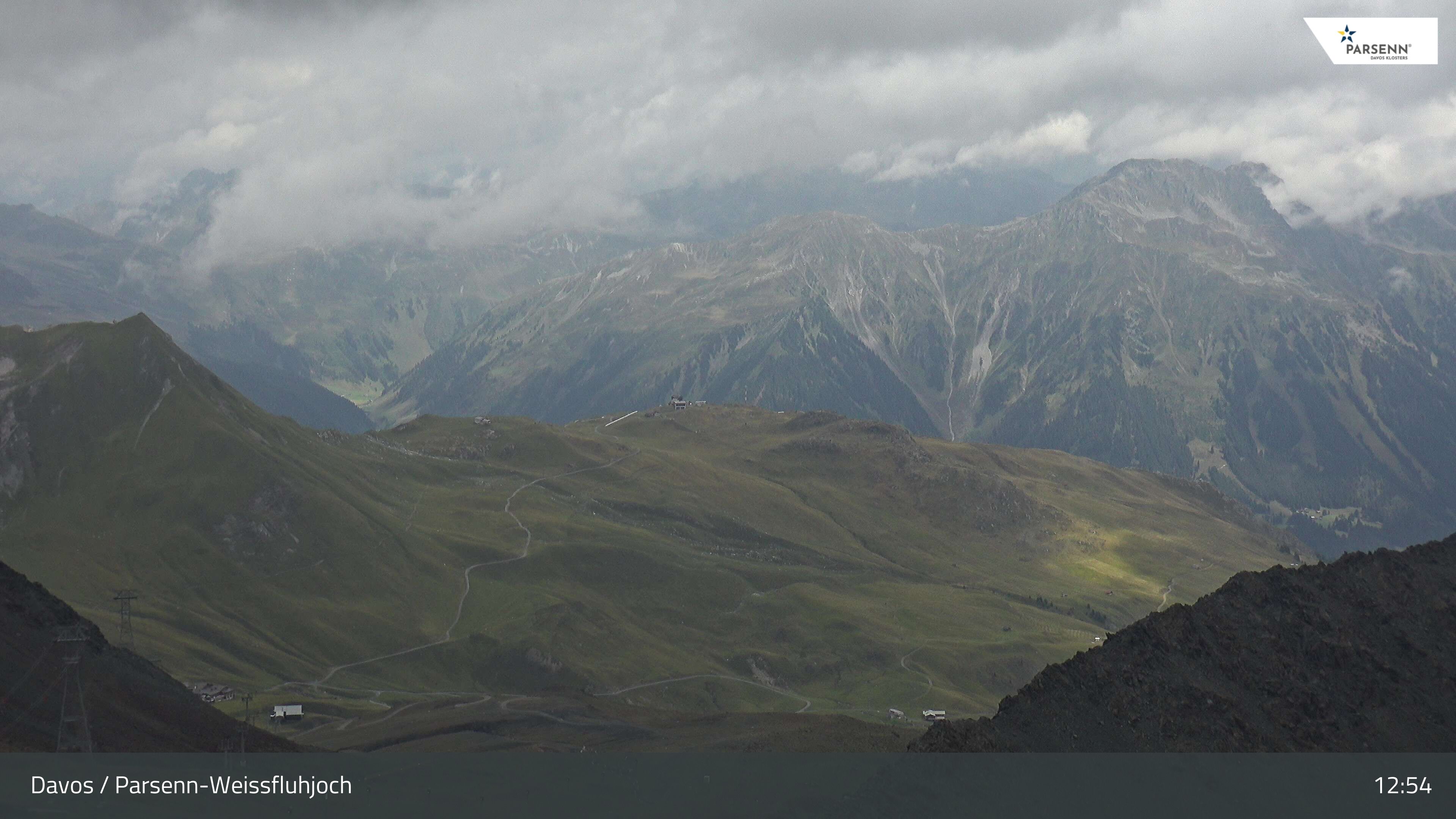 Davos: Dorf - Weissfluhjoch, Blick Gotschna