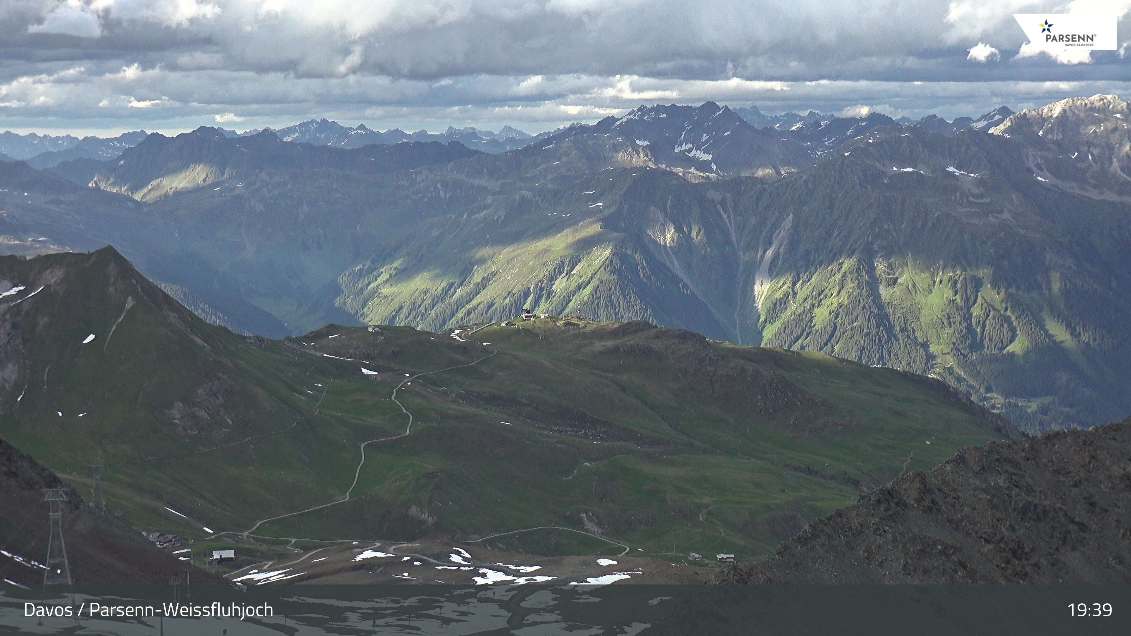 Davos: Dorf - Weissfluhjoch, Blick Gotschna
