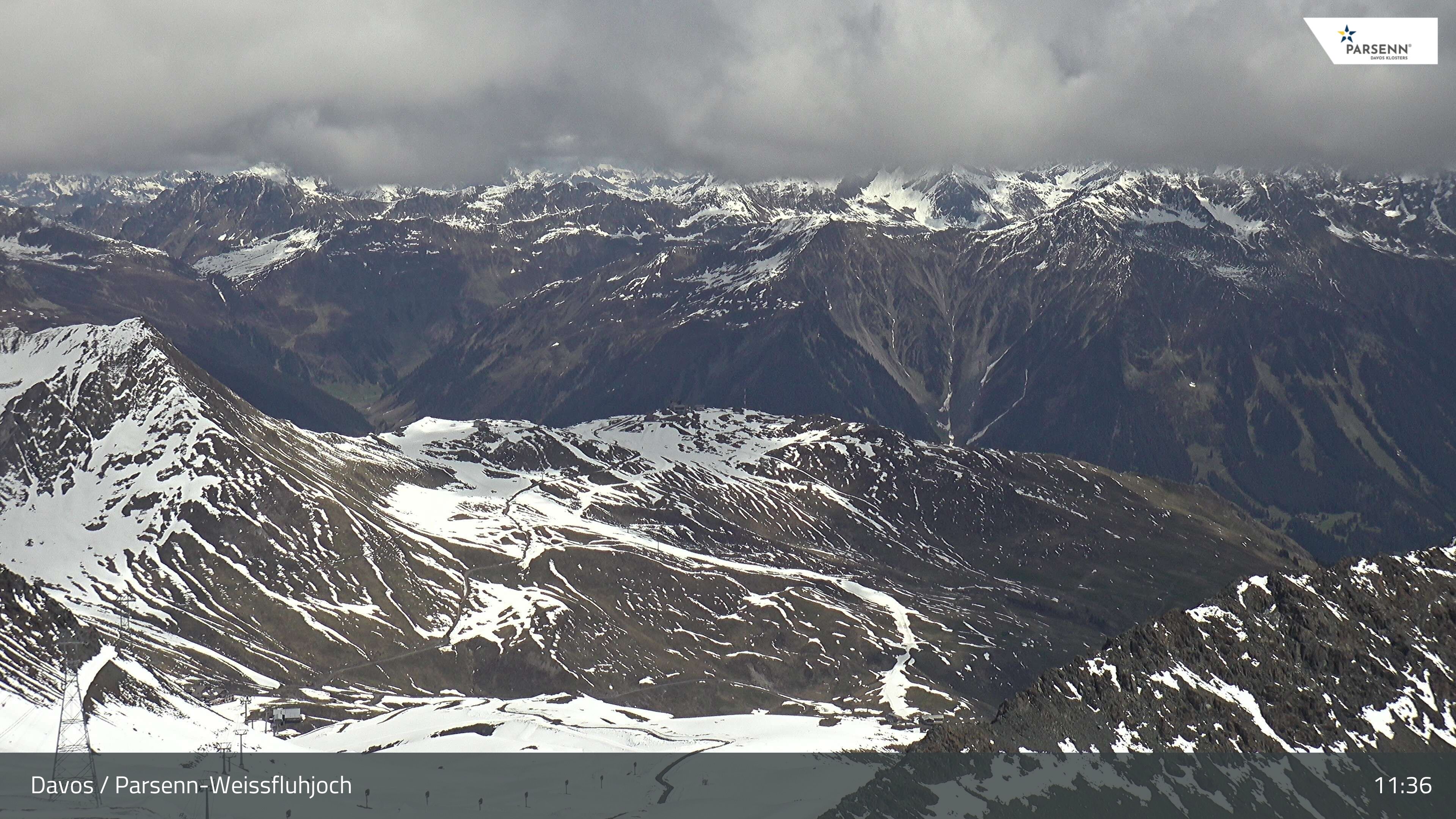 Davos: Dorf - Weissfluhjoch, Blick Gotschna