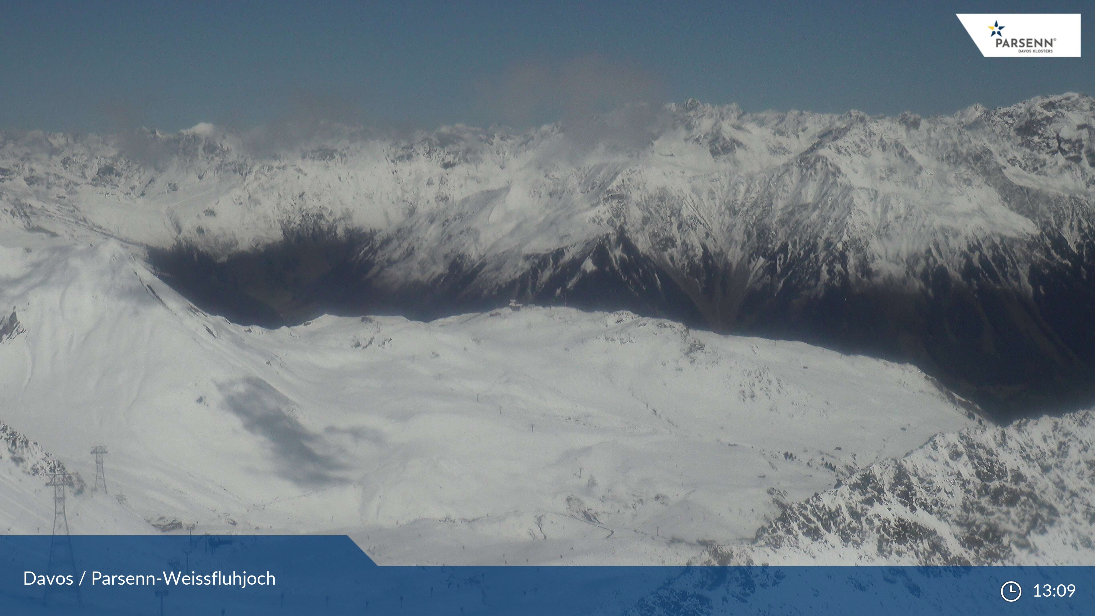 Davos: Dorf - Weissfluhjoch, Blick Gotschna