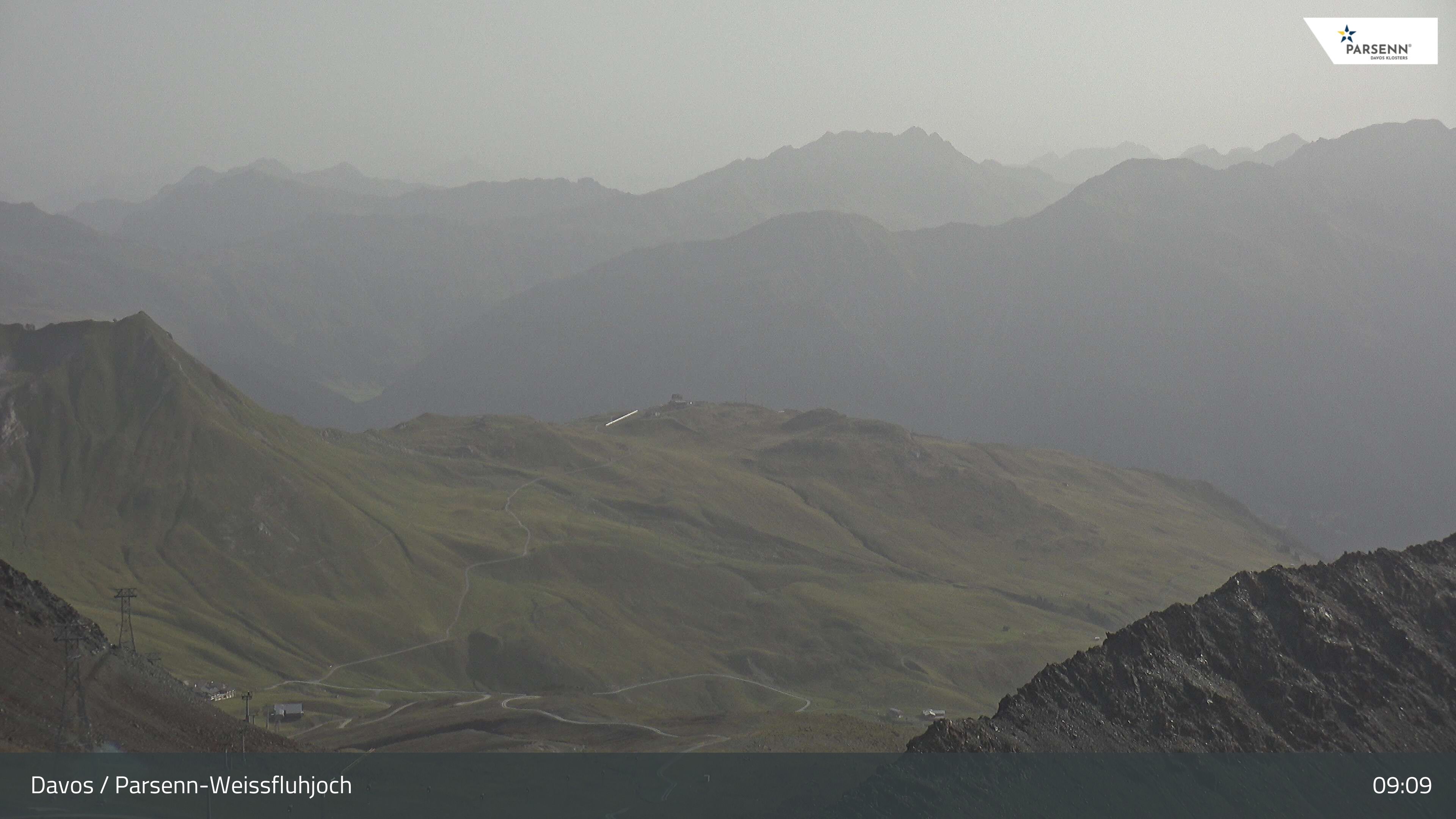 Davos: Dorf - Weissfluhjoch, Blick Gotschna