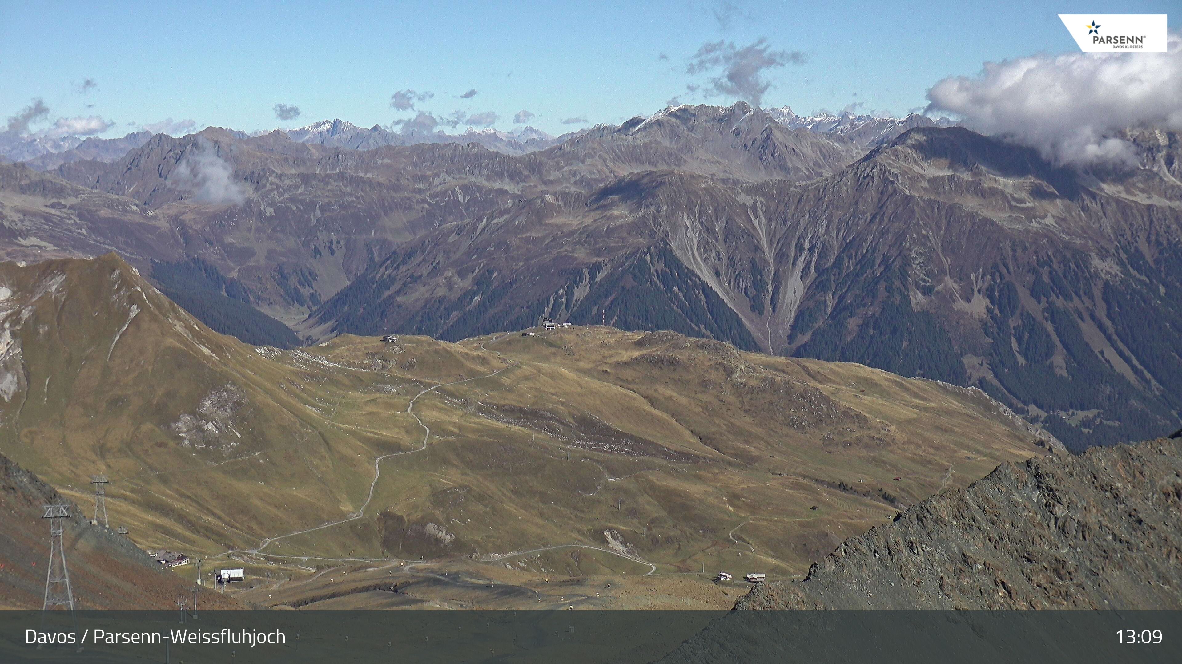 Davos: Dorf - Weissfluhjoch, Blick Gotschna