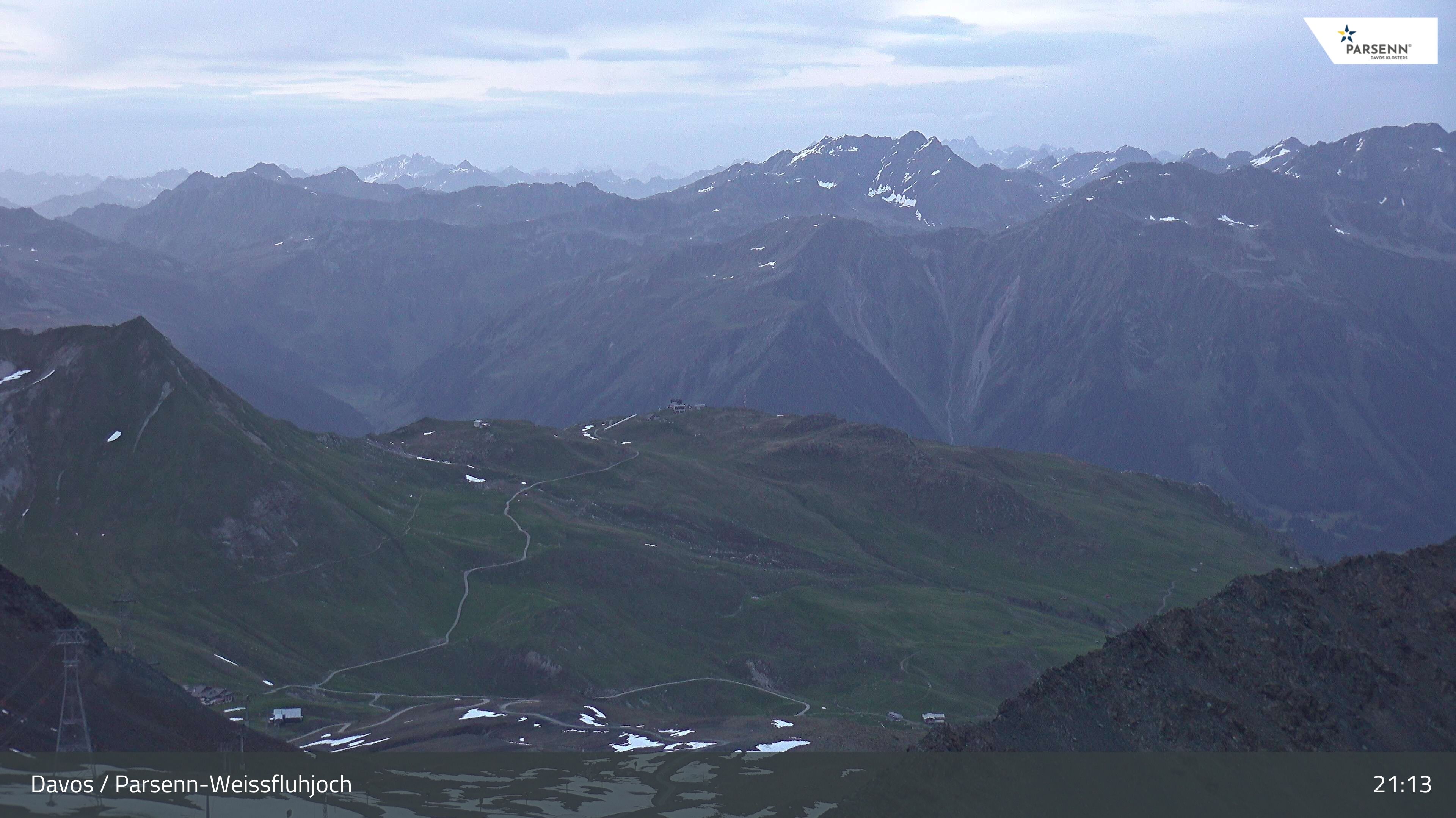 Davos: Dorf - Weissfluhjoch, Blick Gotschna