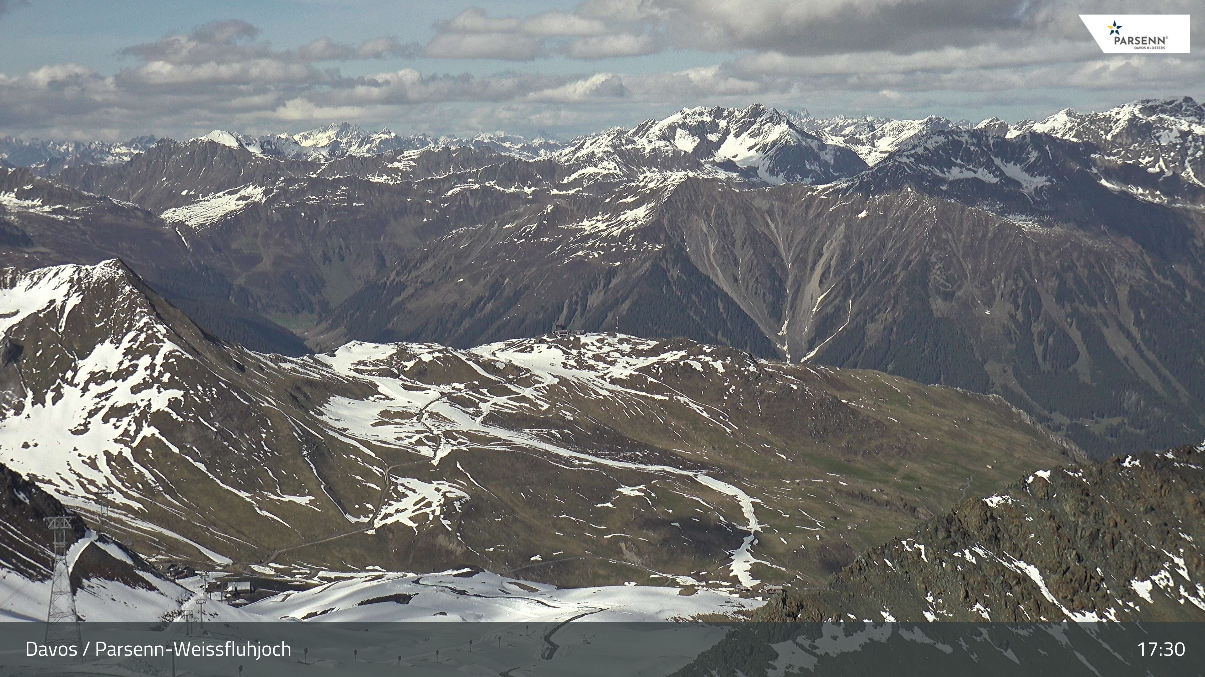 Davos: Dorf - Weissfluhjoch, Blick Gotschna