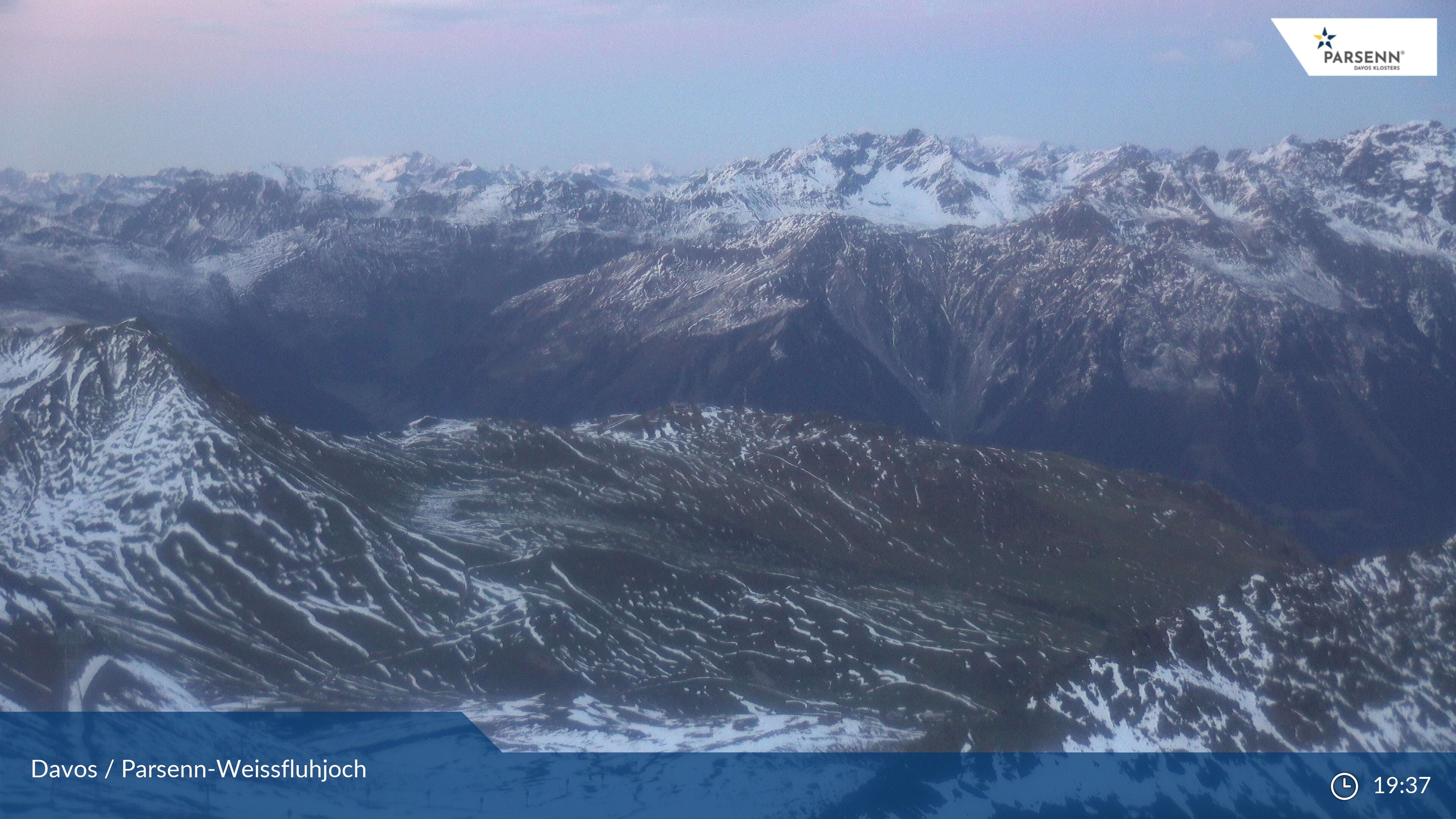 Davos: Dorf - Weissfluhjoch, Blick Gotschna