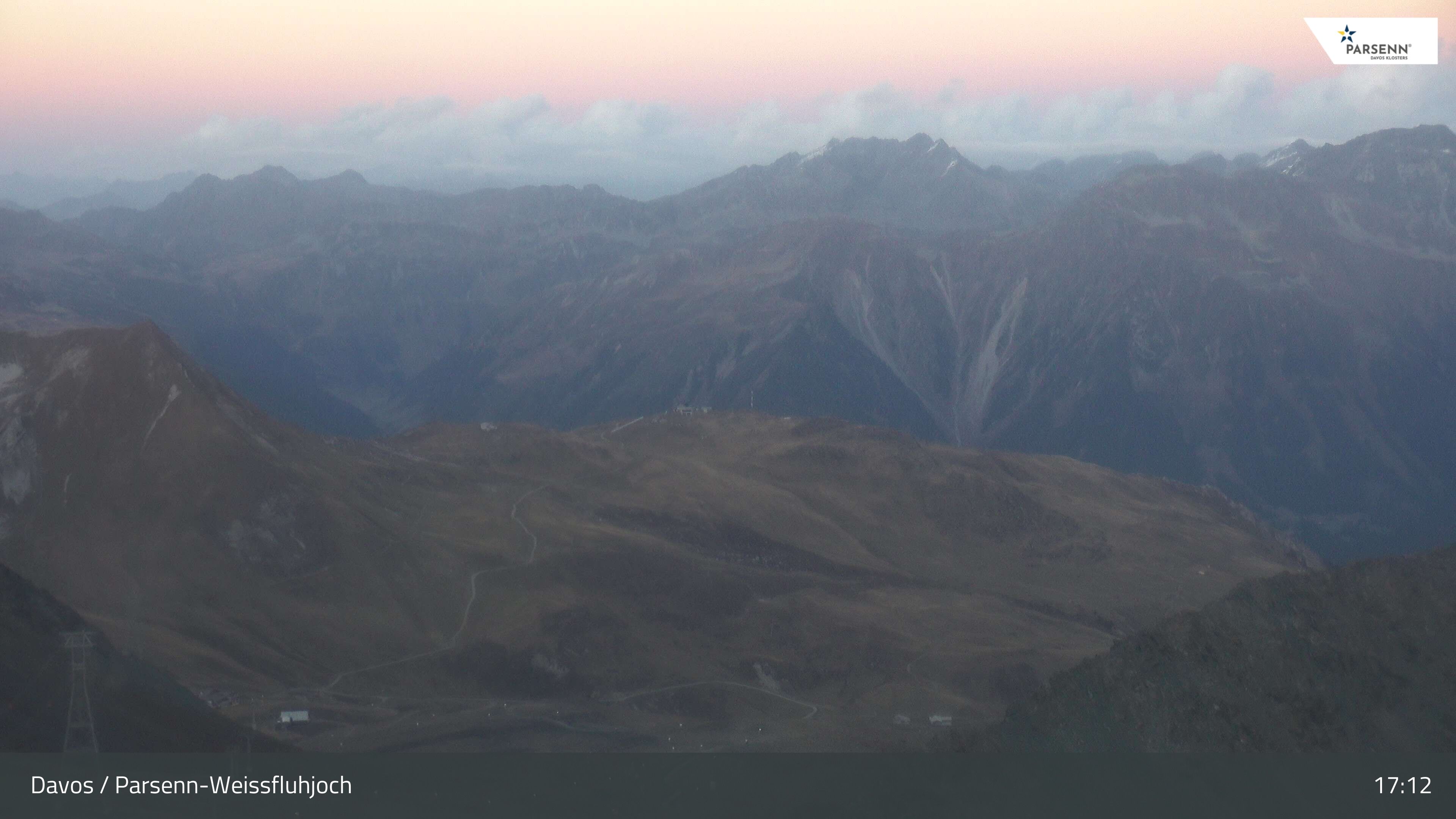 Davos: Dorf - Weissfluhjoch, Blick Gotschna