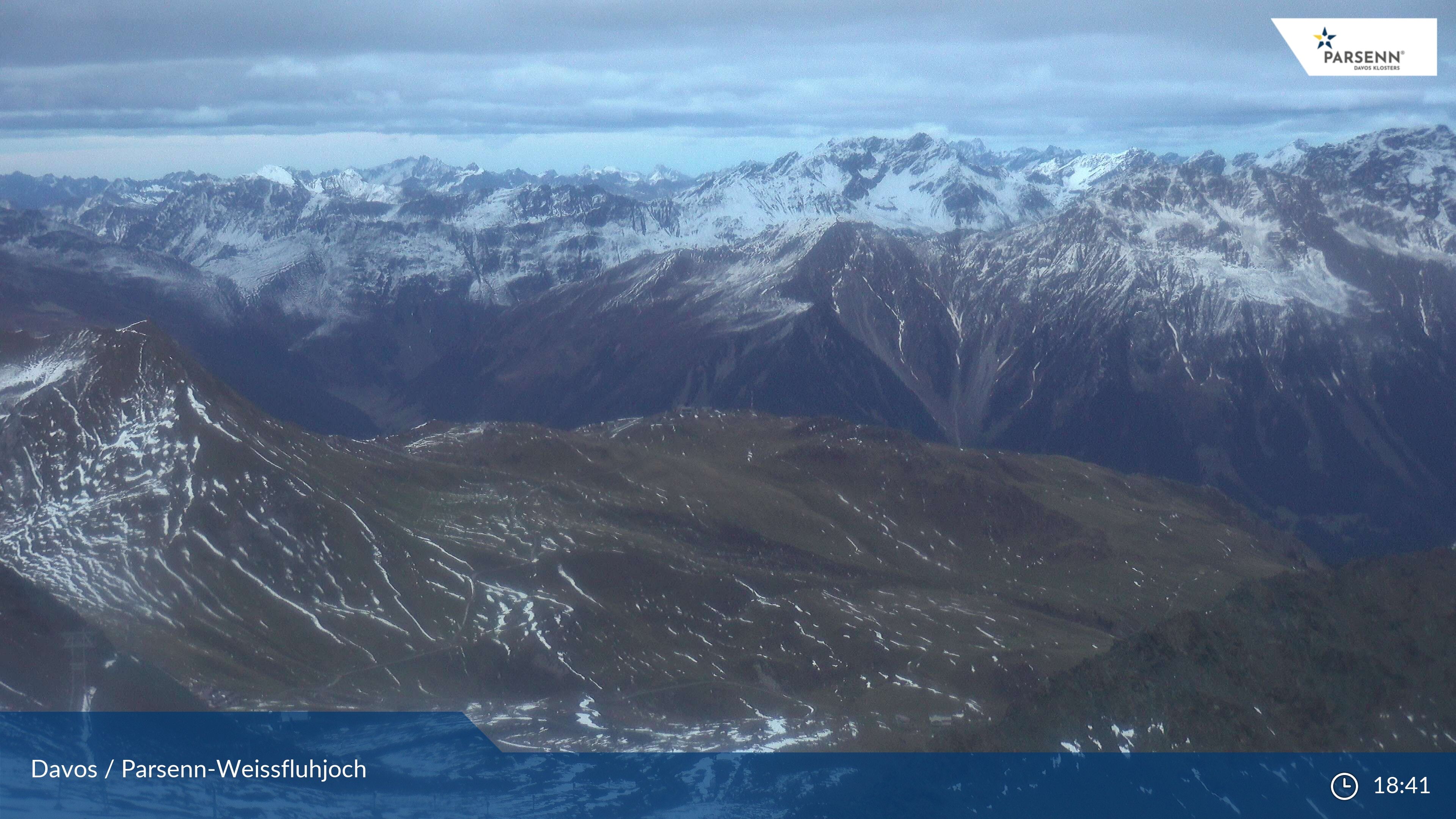 Davos: Dorf - Weissfluhjoch, Blick Gotschna