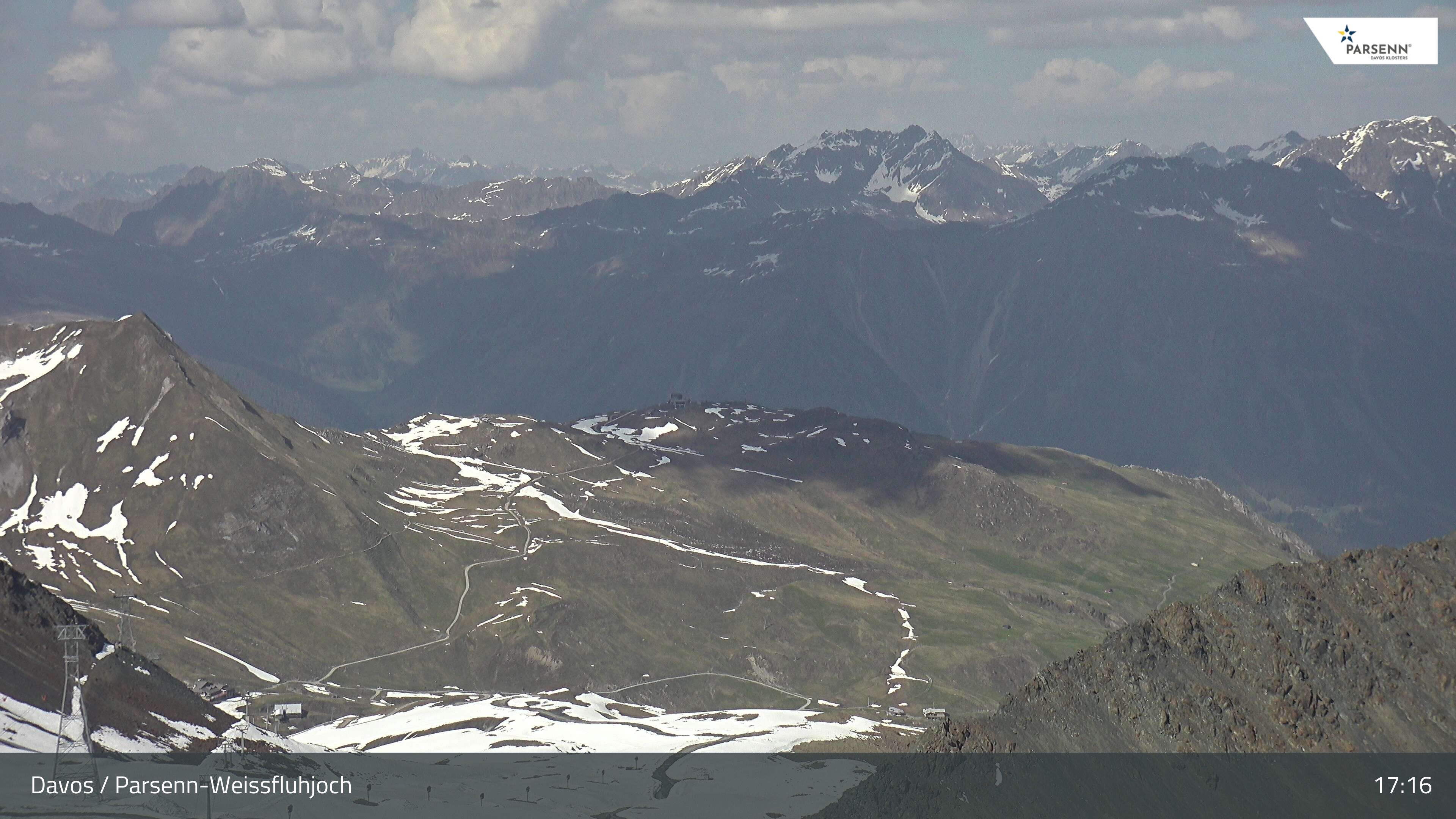 Davos: Dorf - Weissfluhjoch, Blick Gotschna