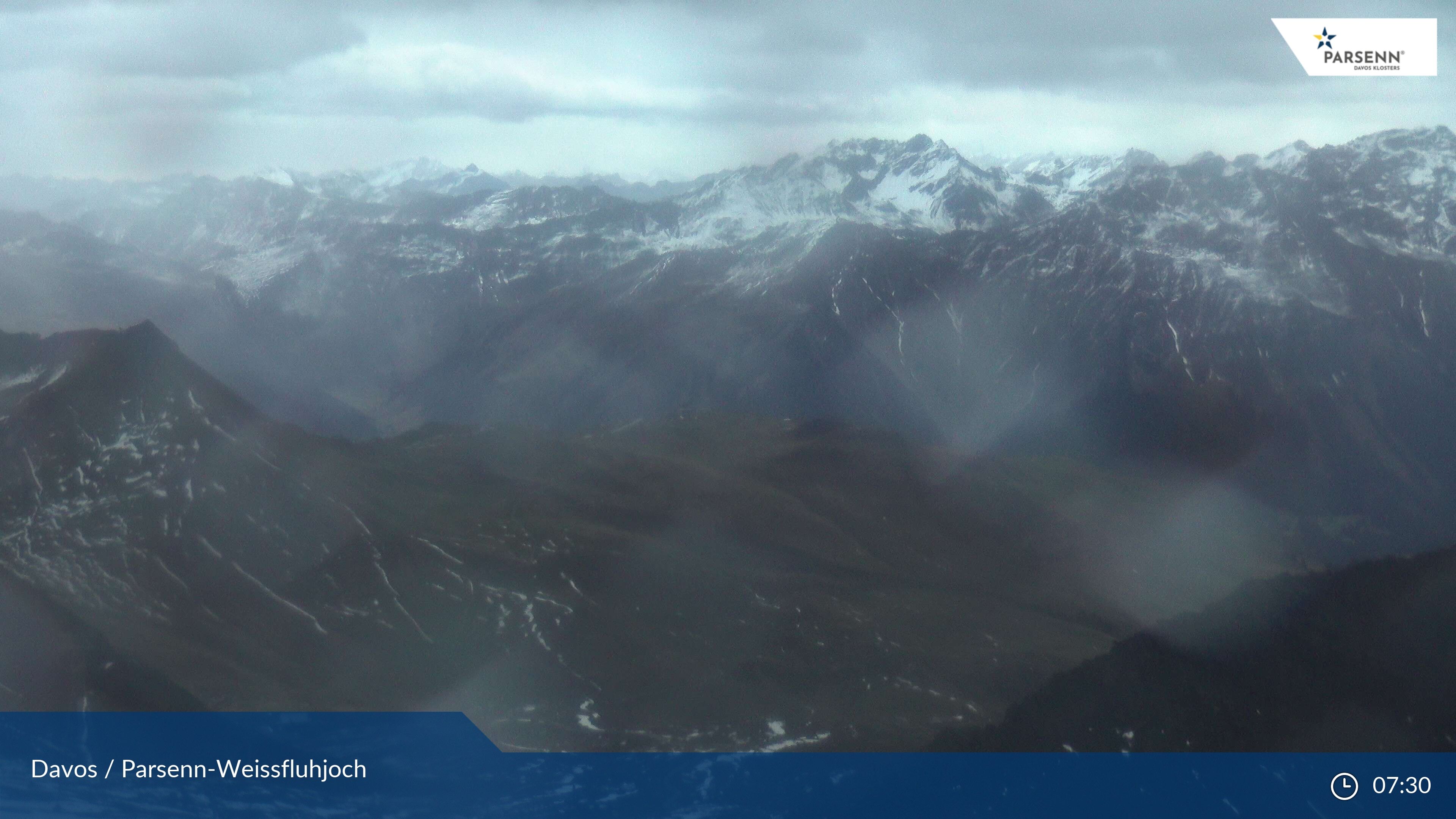 Davos: Dorf - Weissfluhjoch, Blick Gotschna