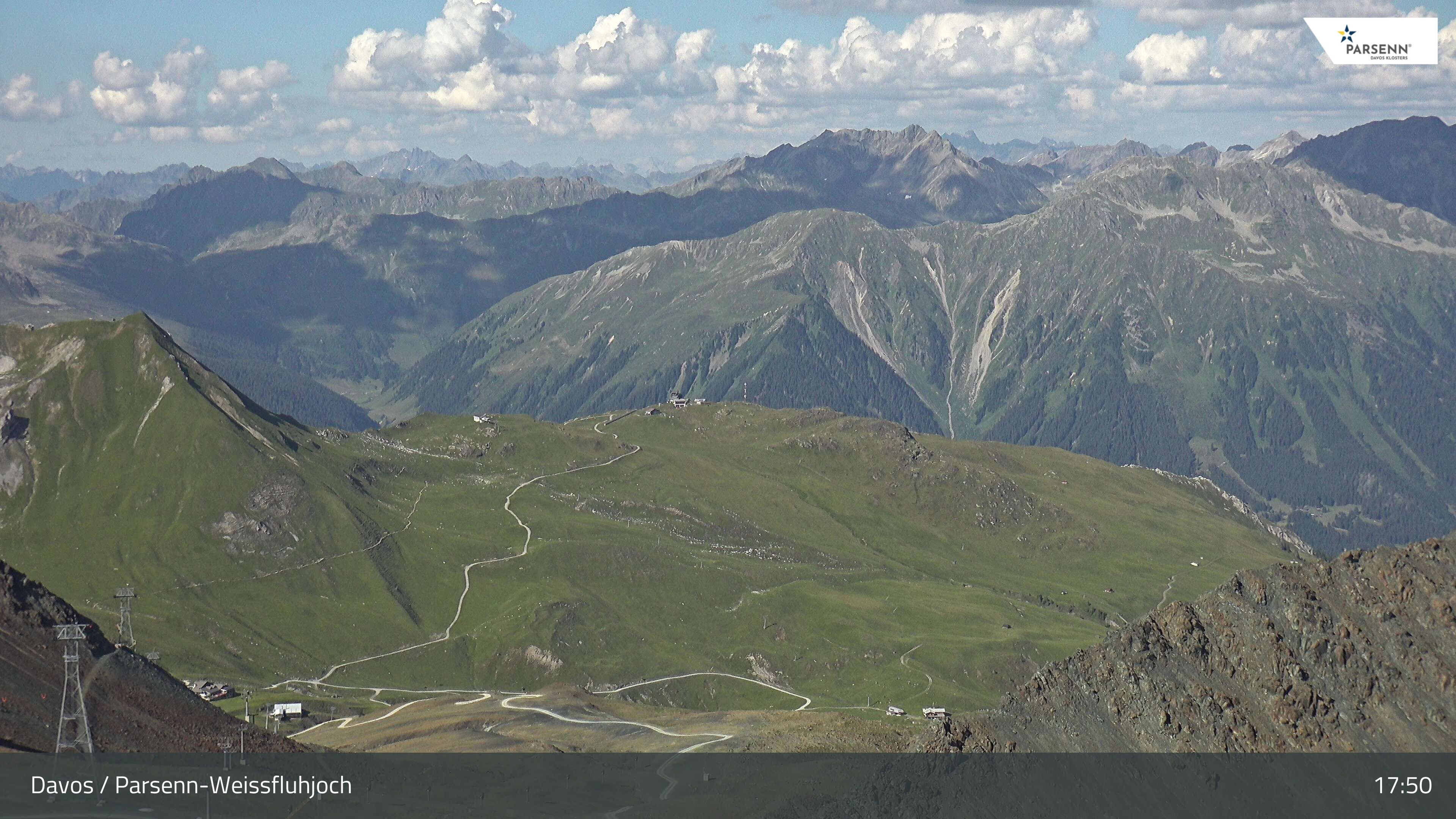 Davos: Dorf - Weissfluhjoch, Blick Gotschna
