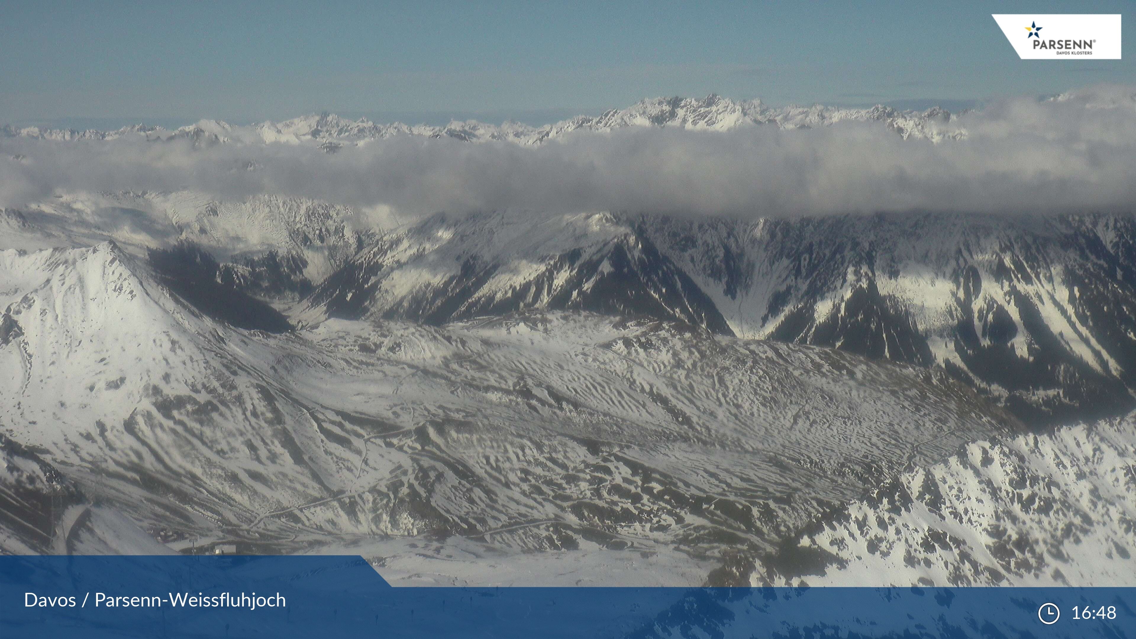 Davos: Dorf - Weissfluhjoch, Blick Gotschna