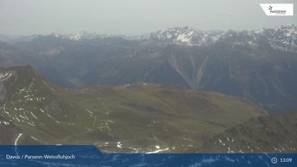 Davos: Dorf - Weissfluhjoch, Blick Gotschna