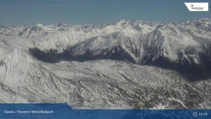 Davos: Dorf - Weissfluhjoch, Blick Gotschna